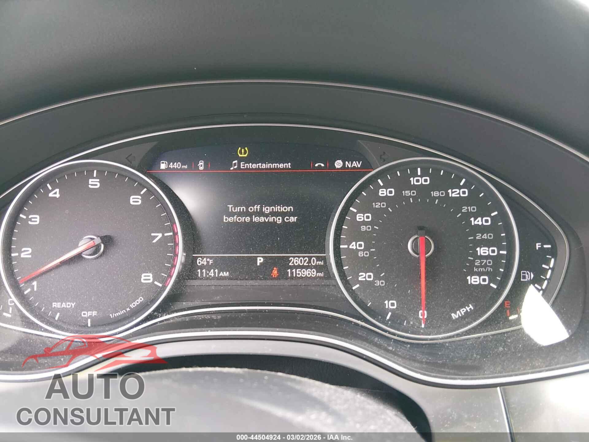 AUDI A6 2016 - WAUGFAFC6GN109299
