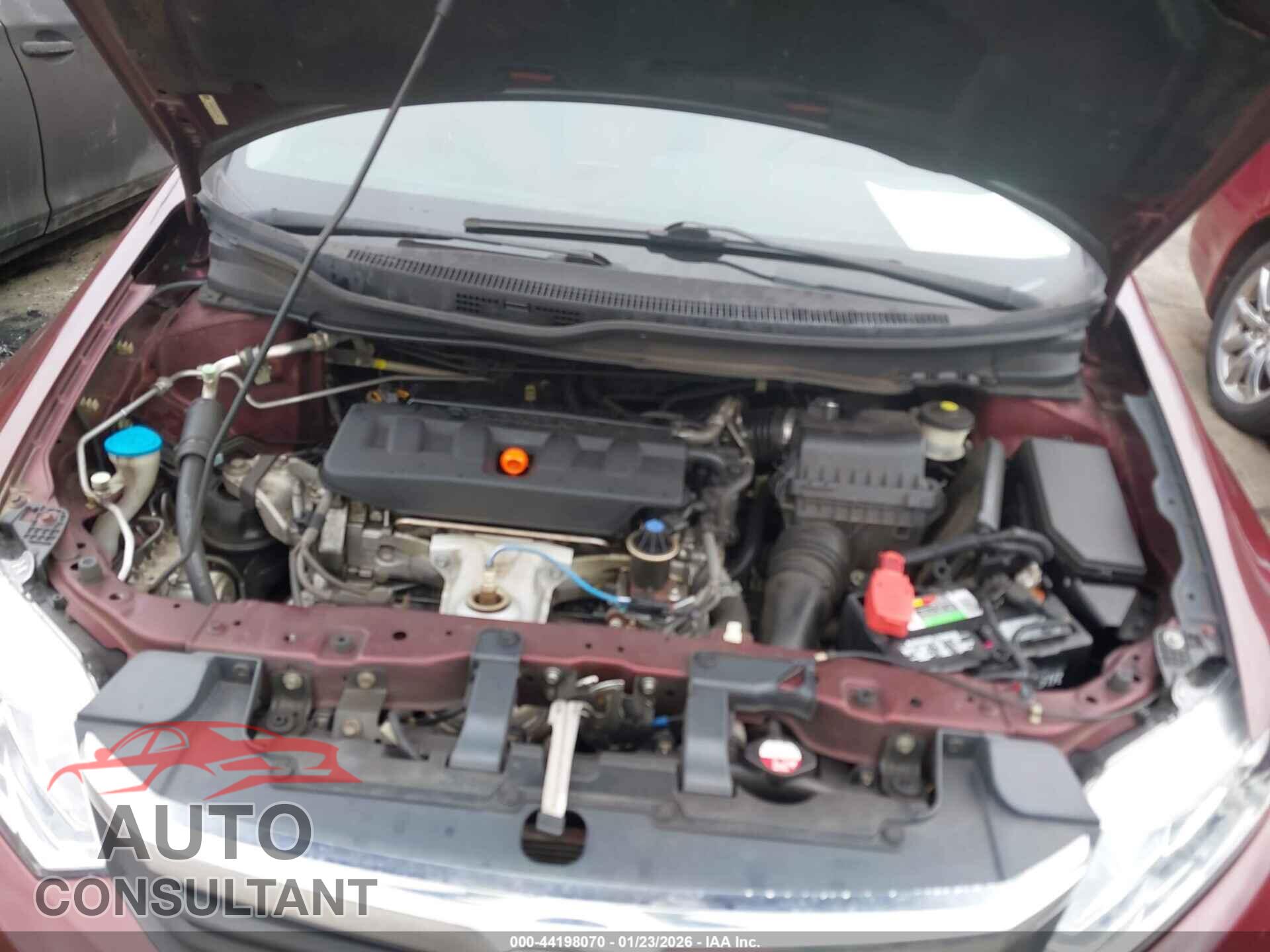 HONDA CIVIC 2012 - 19XFB2F55CE031520