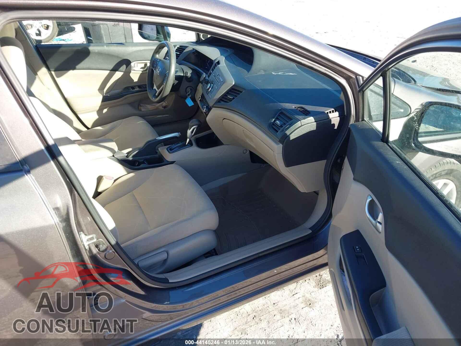 HONDA CIVIC 2012 - 19XFB2F85CE073616