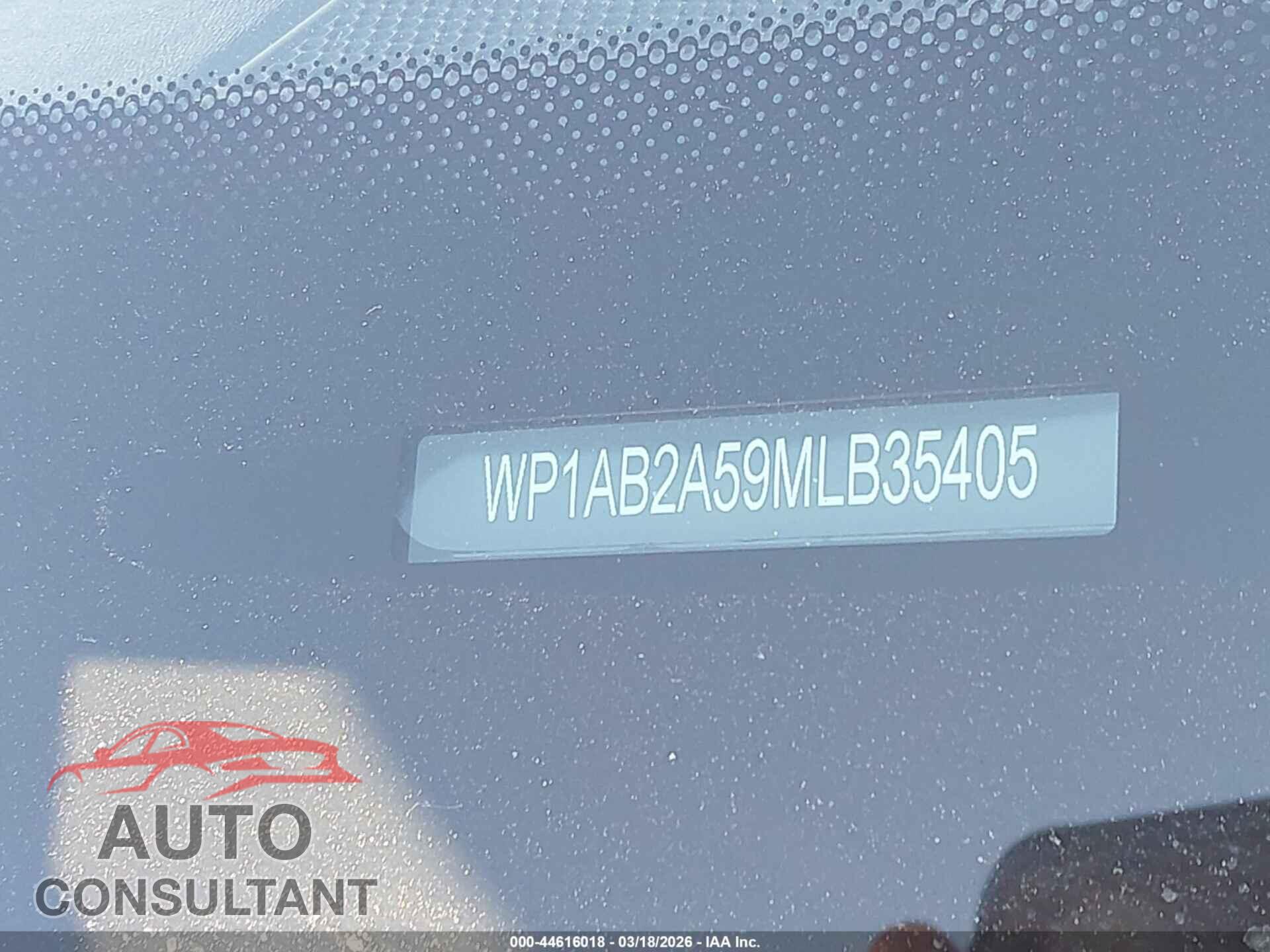 PORSCHE MACAN 2021 - WP1AB2A59MLB35405