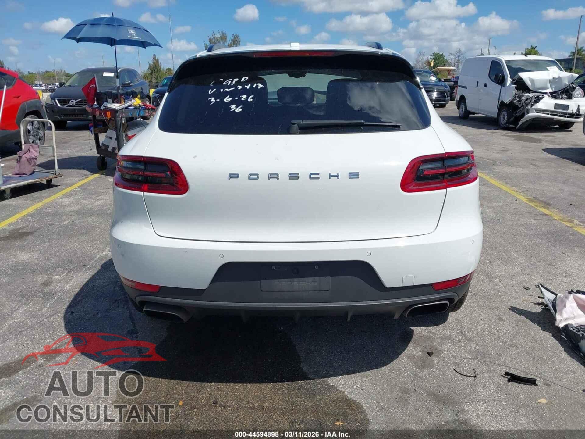 PORSCHE MACAN 2017 - WP1AA2A59HLB80417