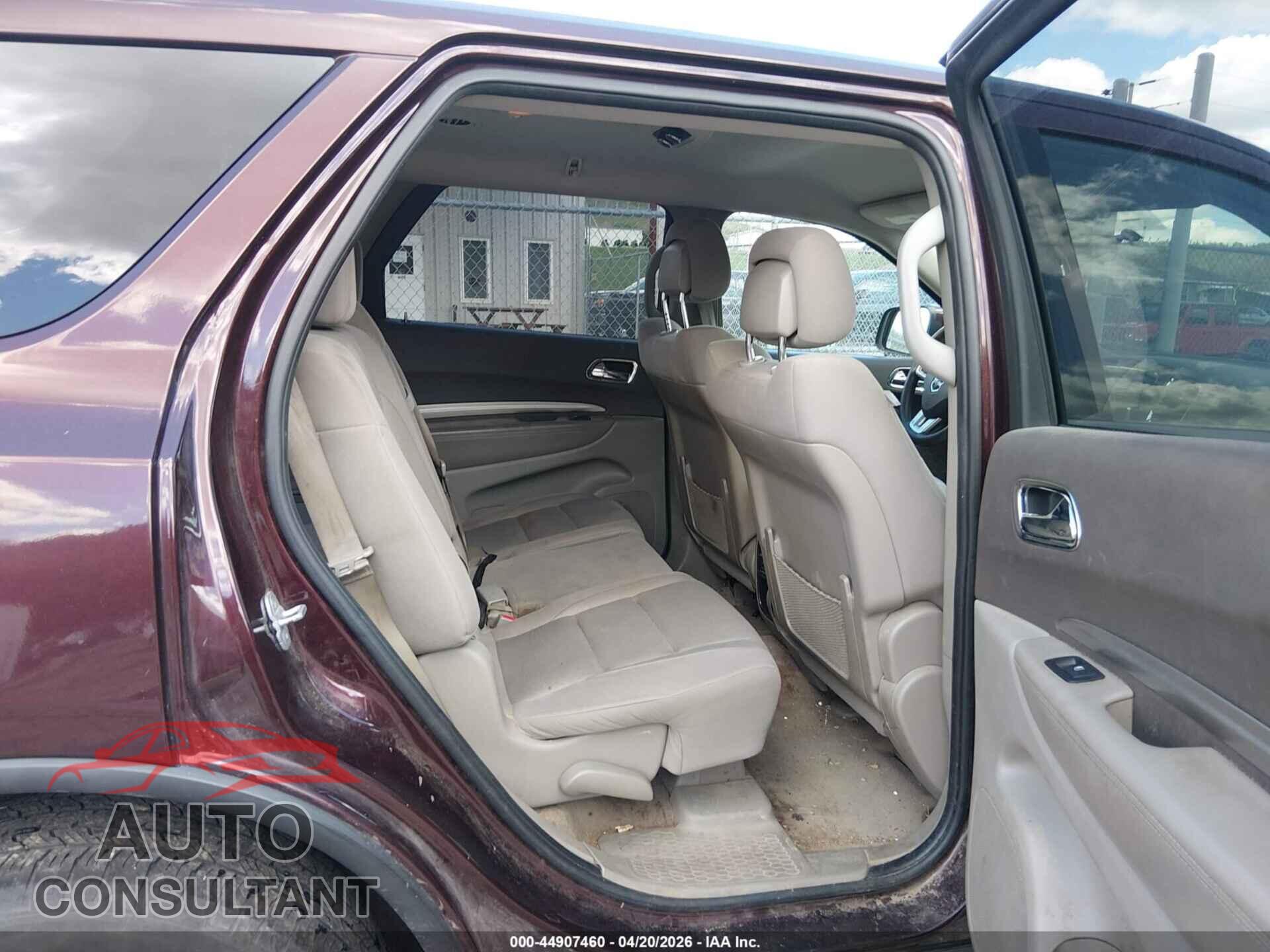 DODGE DURANGO 2012 - 1C4RDJAG2CC271495