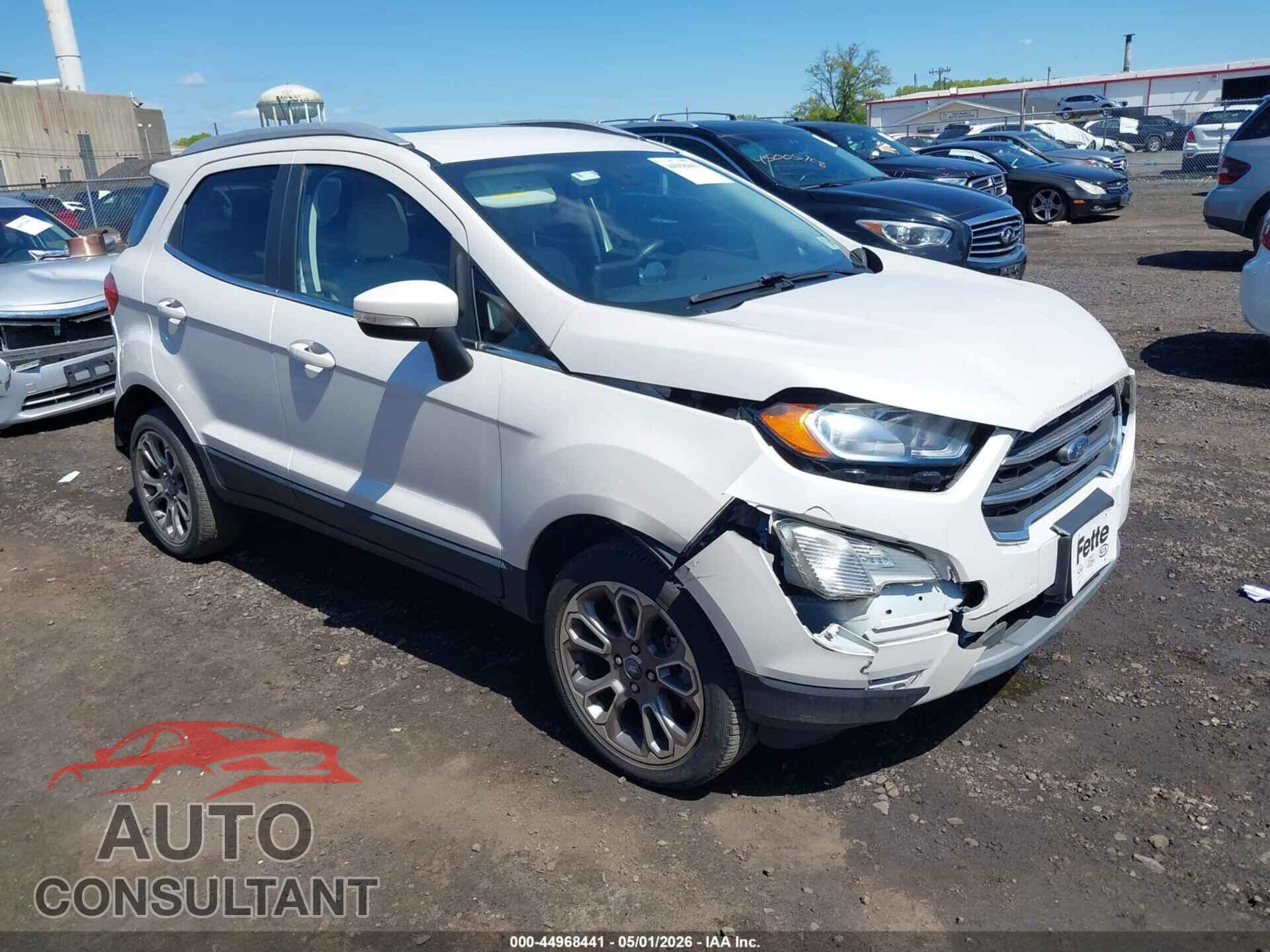 FORD ECOSPORT 2019 - MAJ6S3KL3KC254712