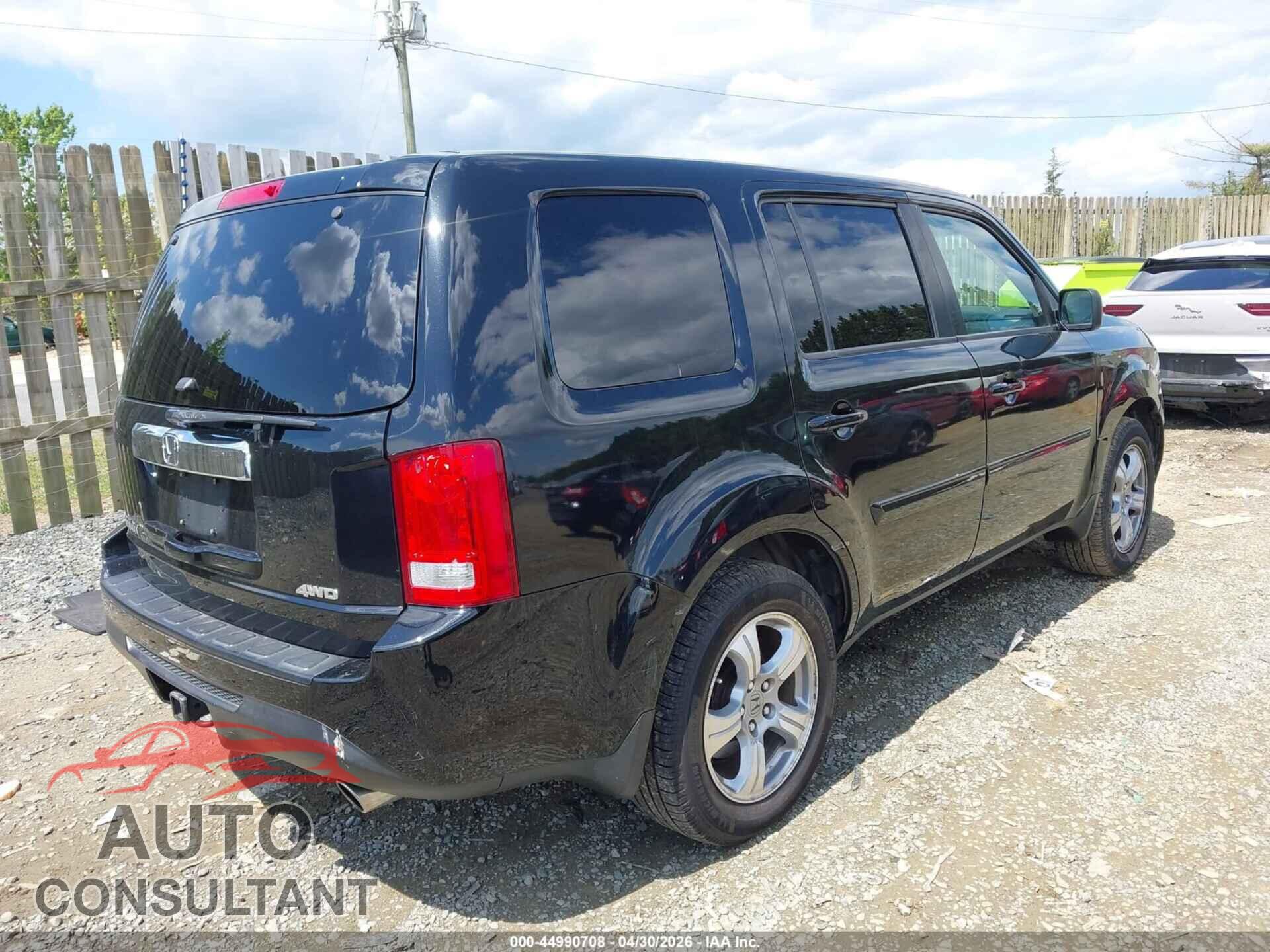 HONDA PILOT 2012 - 5FNYF4H77CB082146