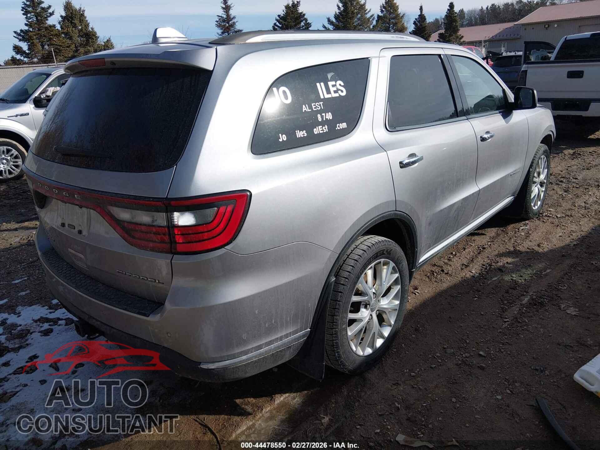 DODGE DURANGO 2014 - 1C4RDJEG8EC434342