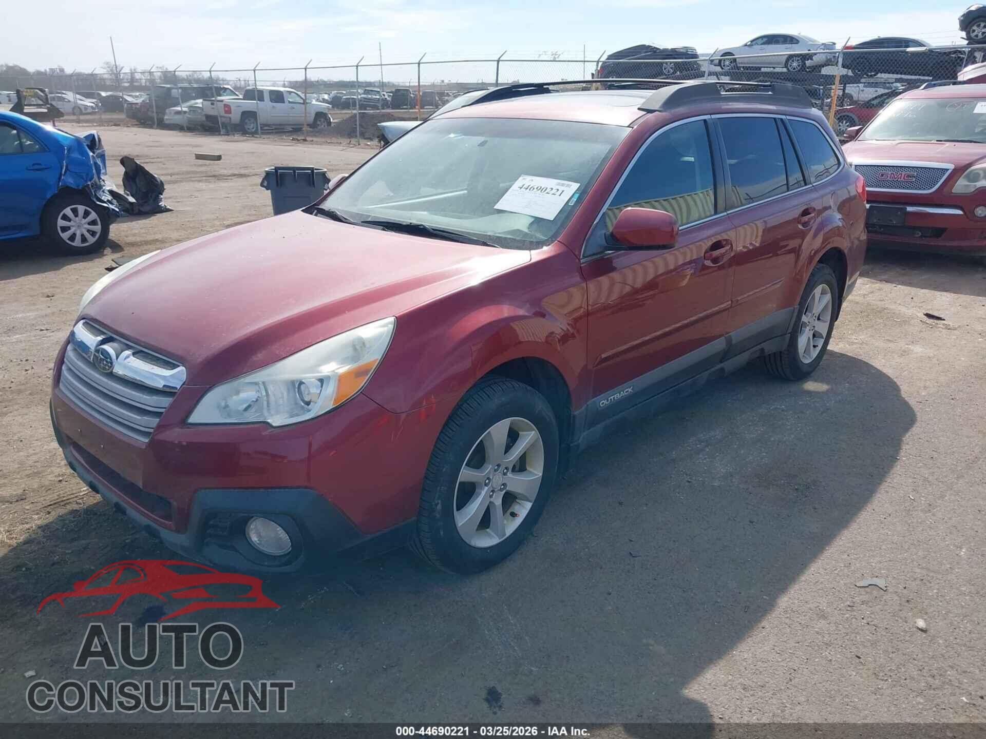 SUBARU OUTBACK 2013 - 4S4BRBGC3D3264484