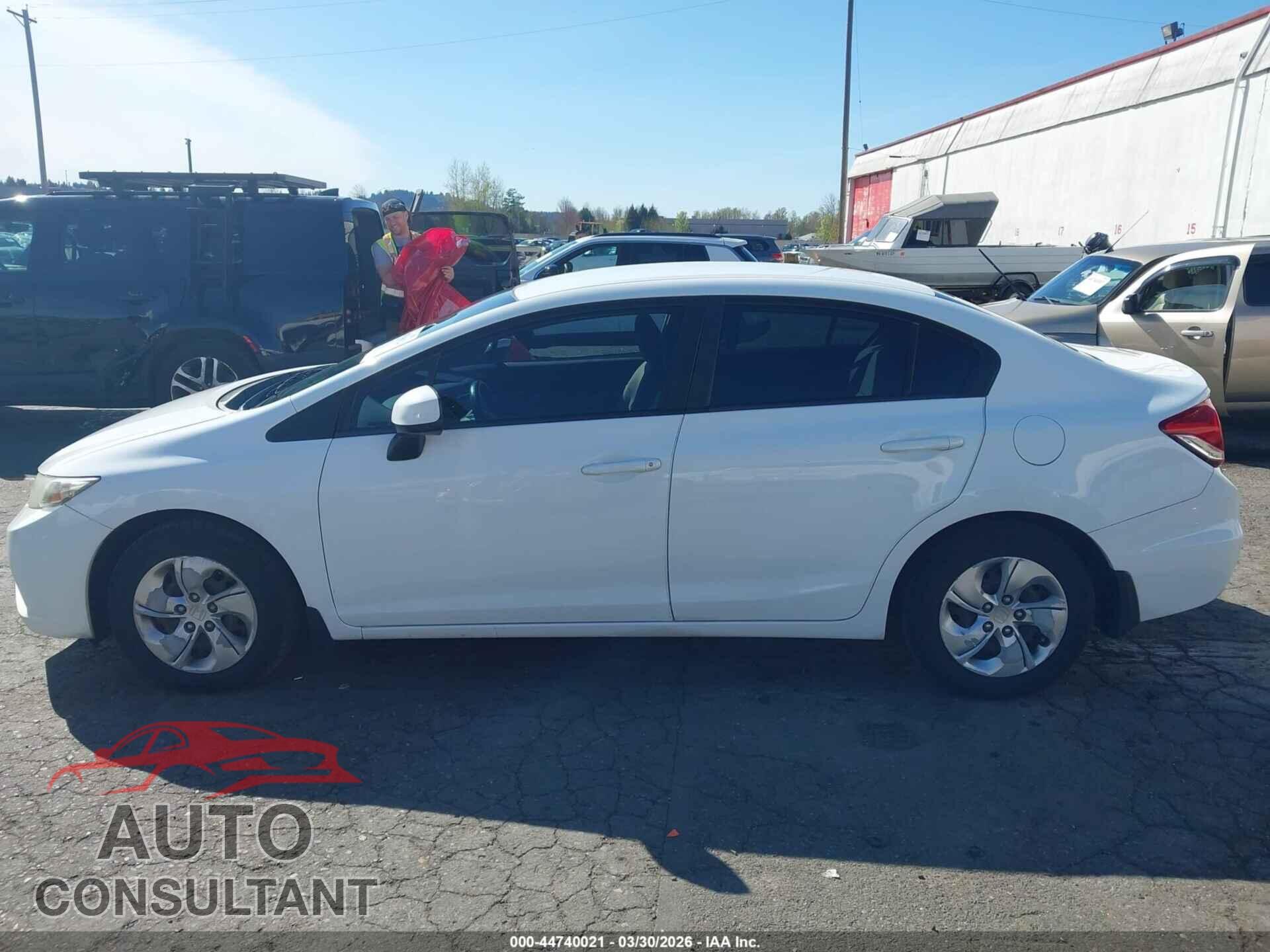 HONDA CIVIC 2013 - 19XFB2F52DE236231