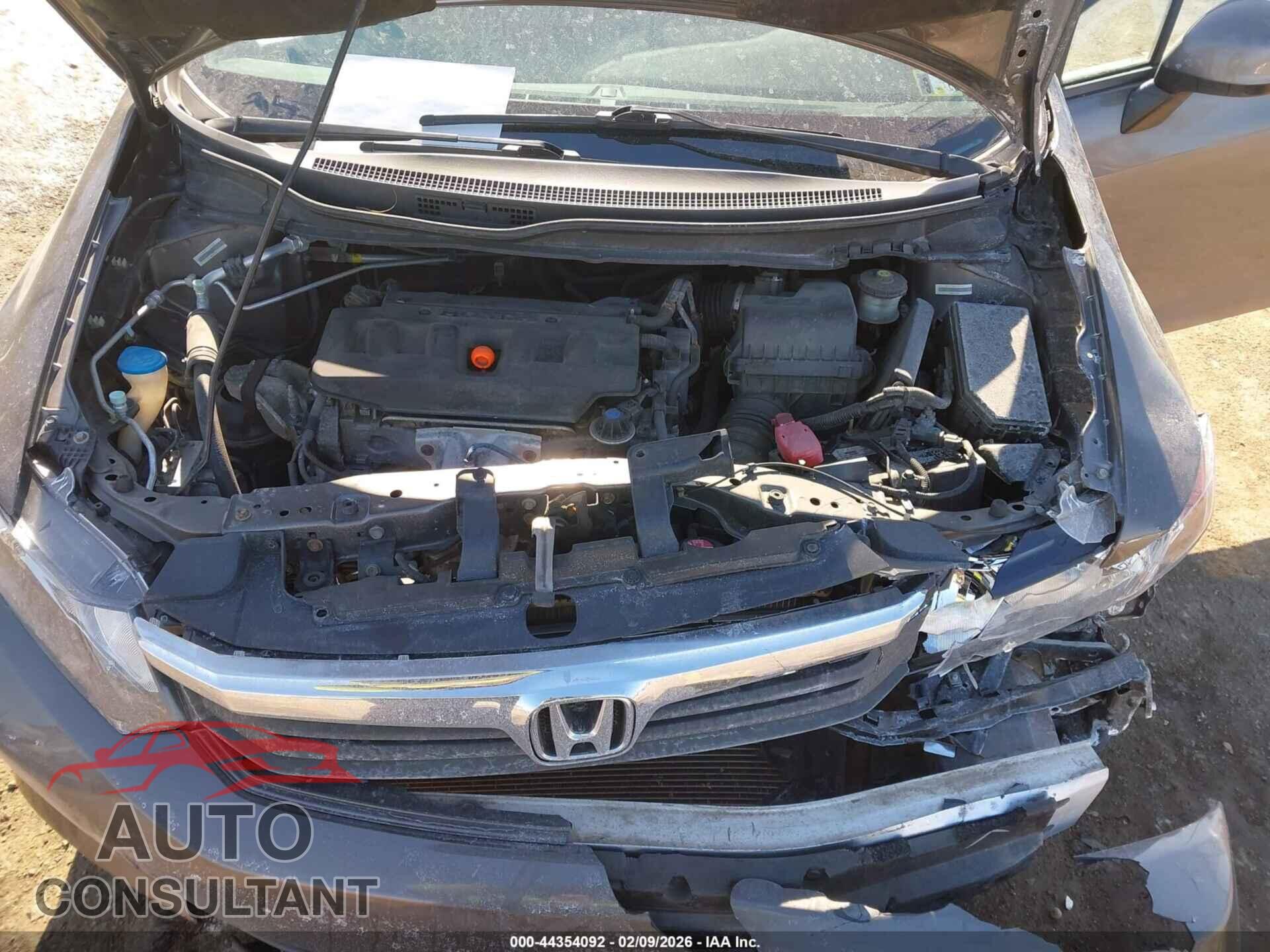 HONDA CIVIC 2012 - 19XFB2F52CE334190