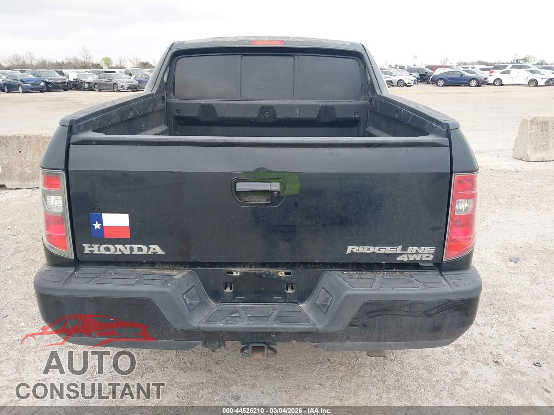 HONDA RIDGELINE 2012 - 5FPYK1F57CB456497