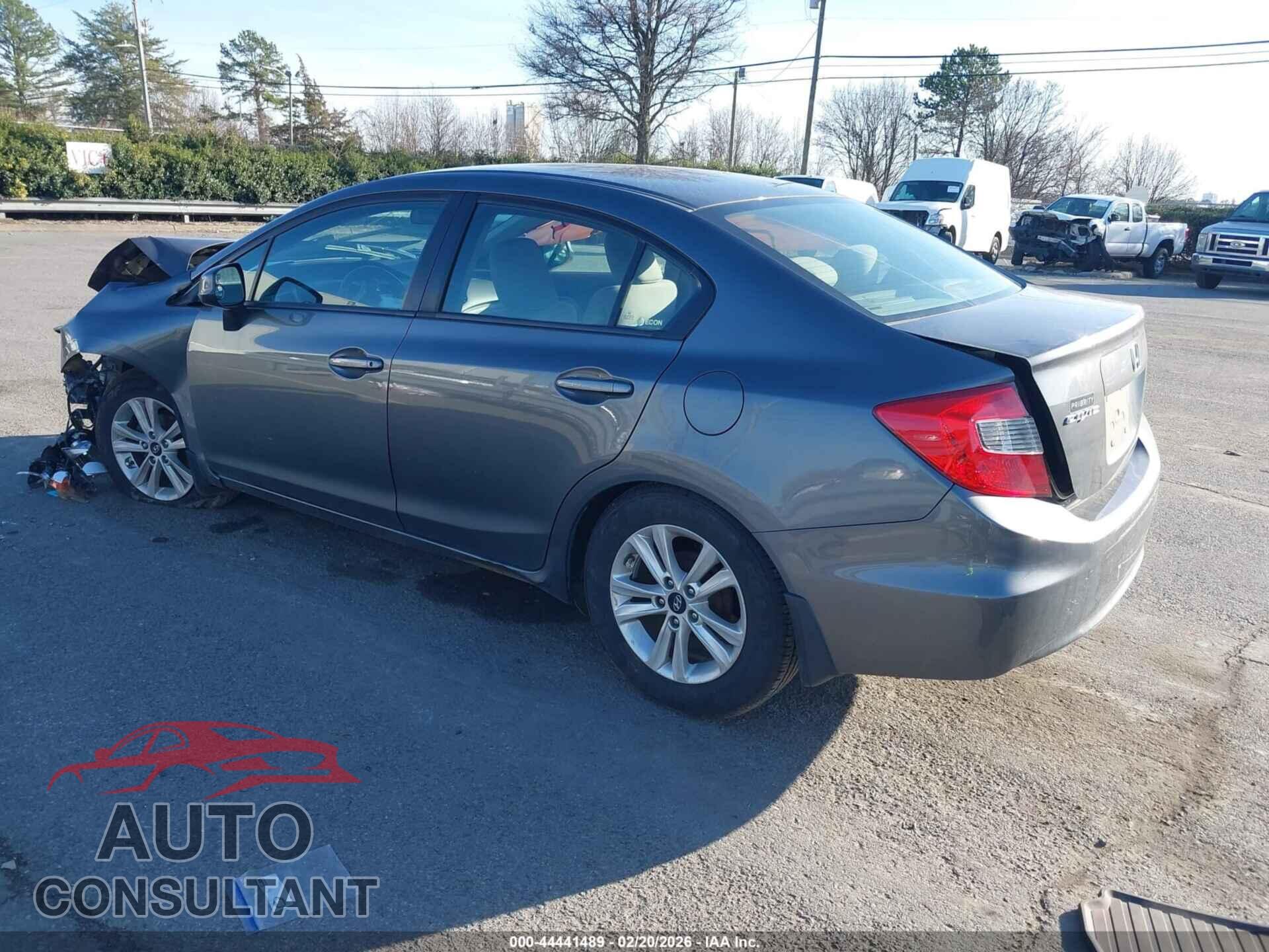 HONDA CIVIC 2012 - 19XFB2F50CE020666