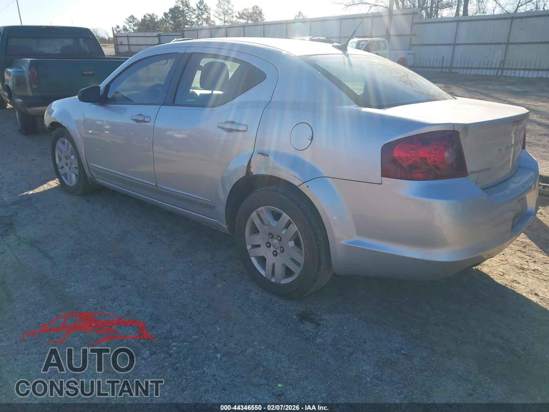 DODGE AVENGER 2011 - 1B3BD4FG6BN540534