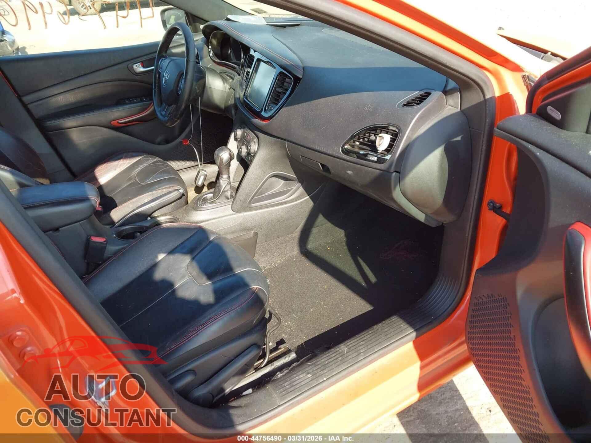 DODGE DART 2015 - 1C3CDFEB2FD267144