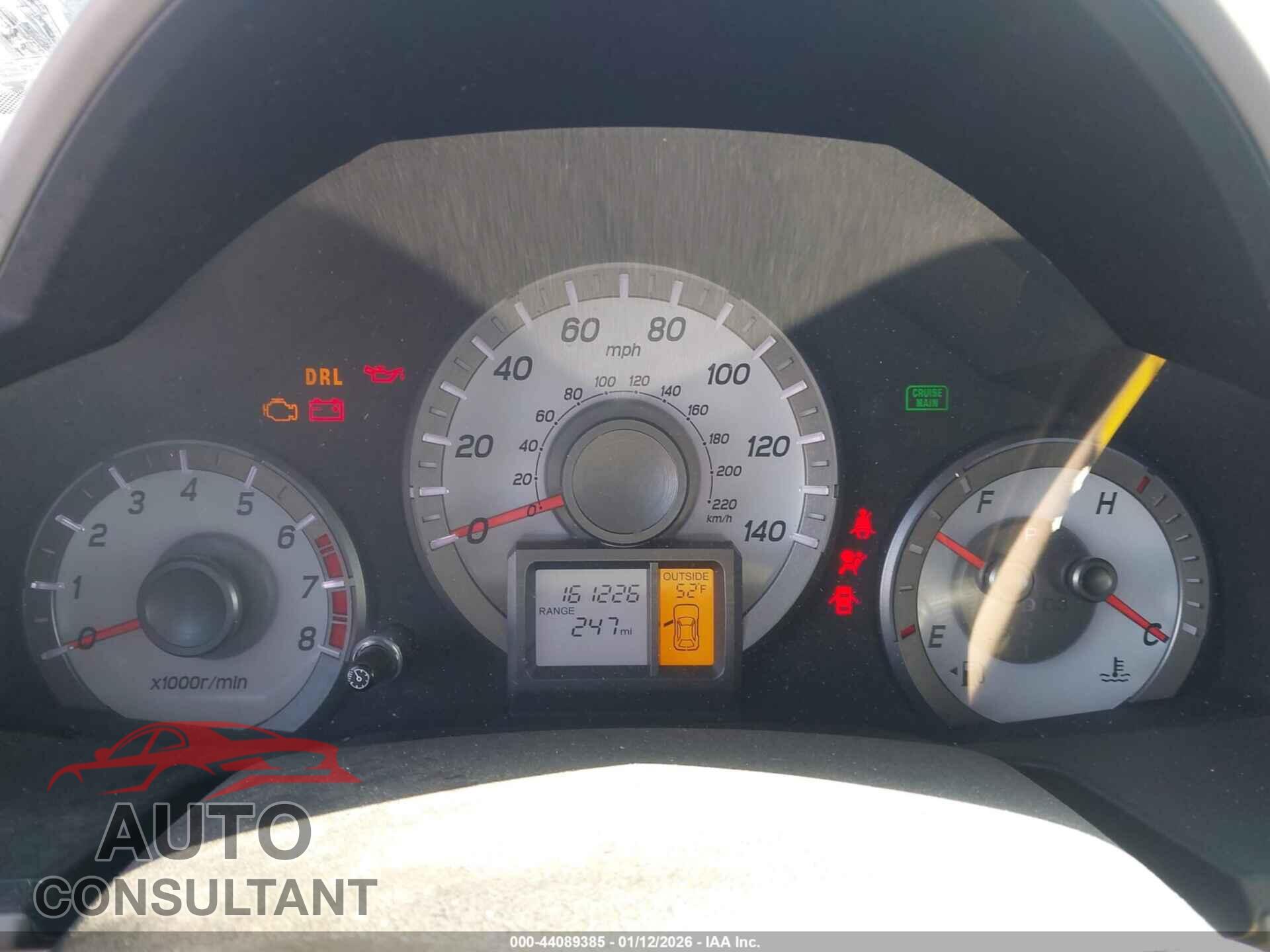 HONDA PILOT 2012 - 5FNYF3H57CB024837