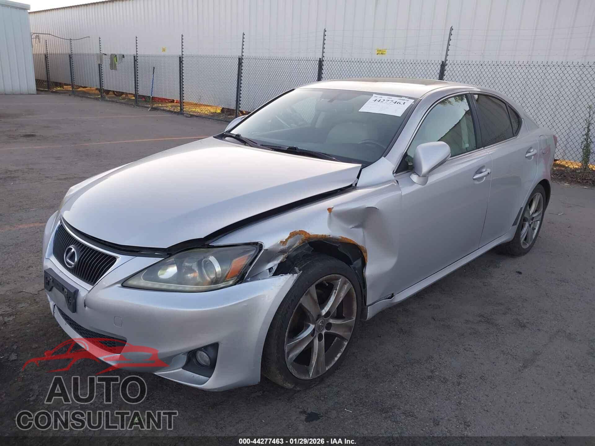 LEXUS IS 250 2011 - JTHBF5C23B5135138