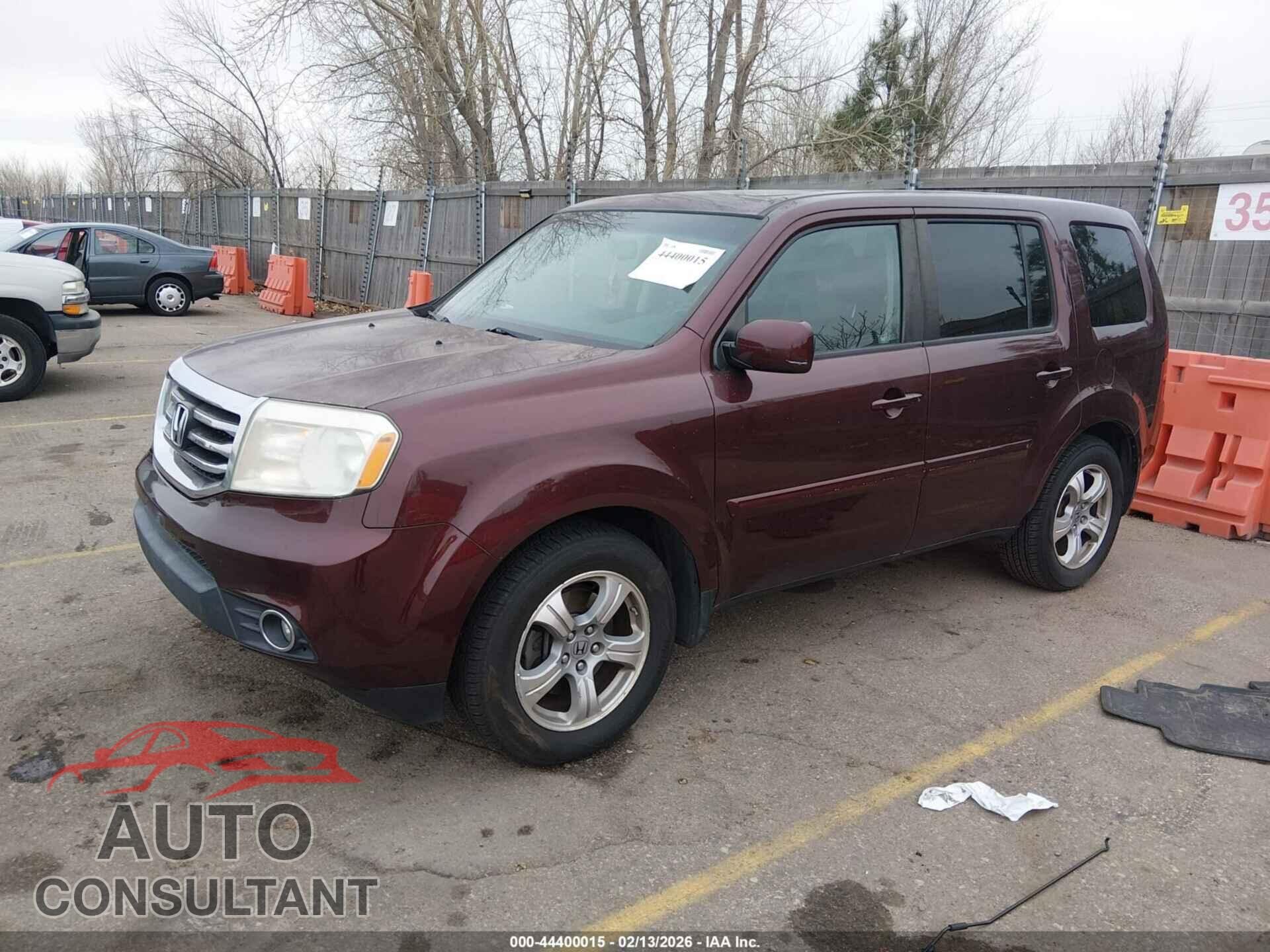 HONDA PILOT 2012 - 5FNYF4H60CB056303