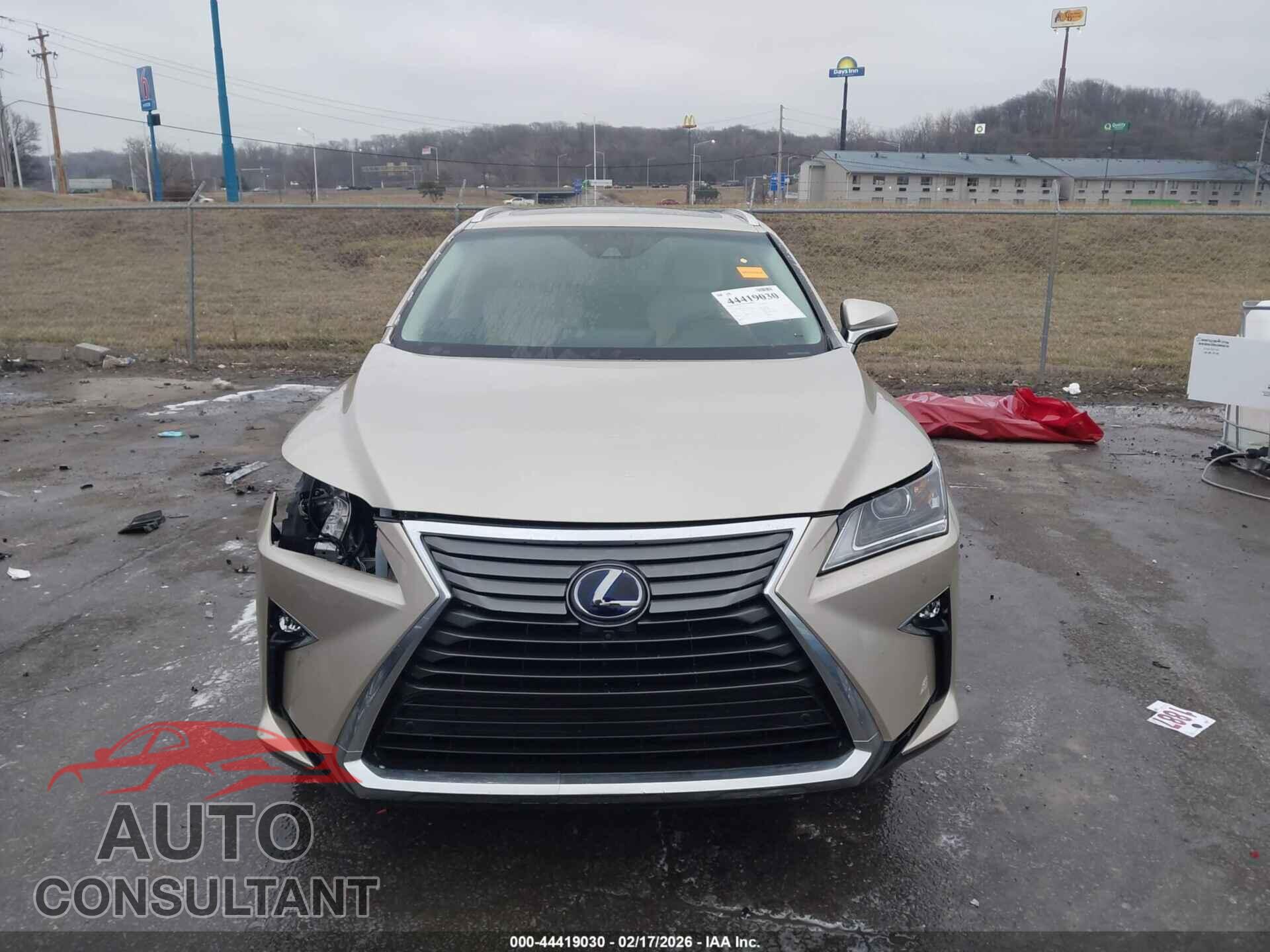 LEXUS RX 450H 2019 - 2T2BGMCA6KC037607
