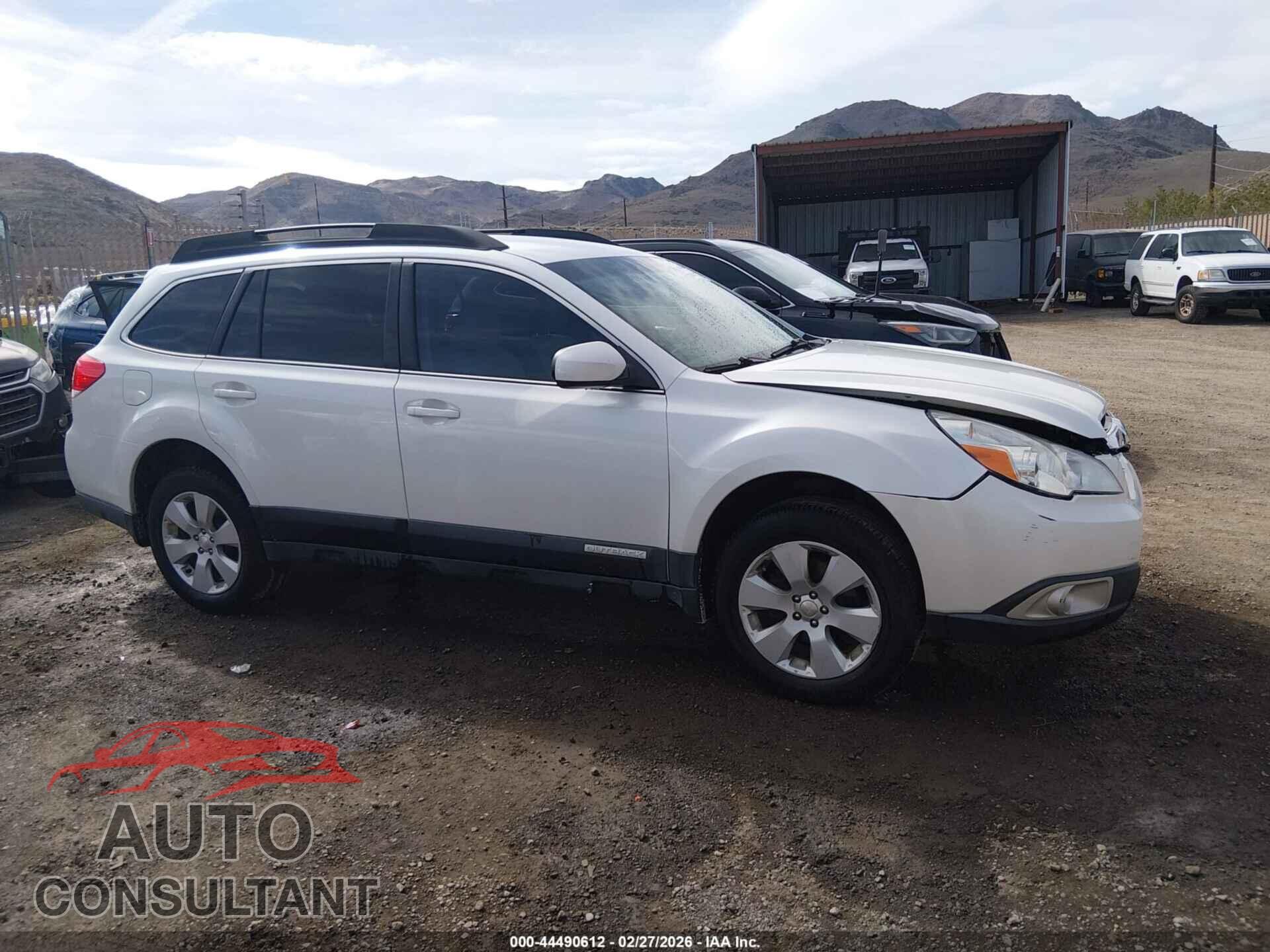 SUBARU OUTBACK 2012 - 4S4BRBCC9C3209638