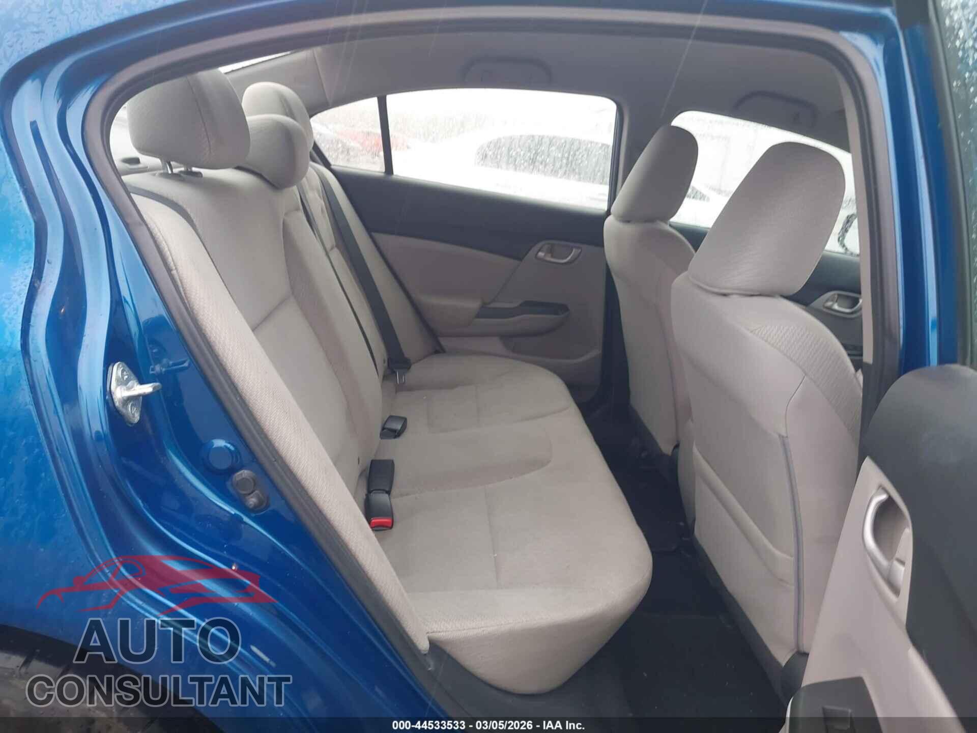 HONDA CIVIC 2013 - 2HGFB2F54DH544183