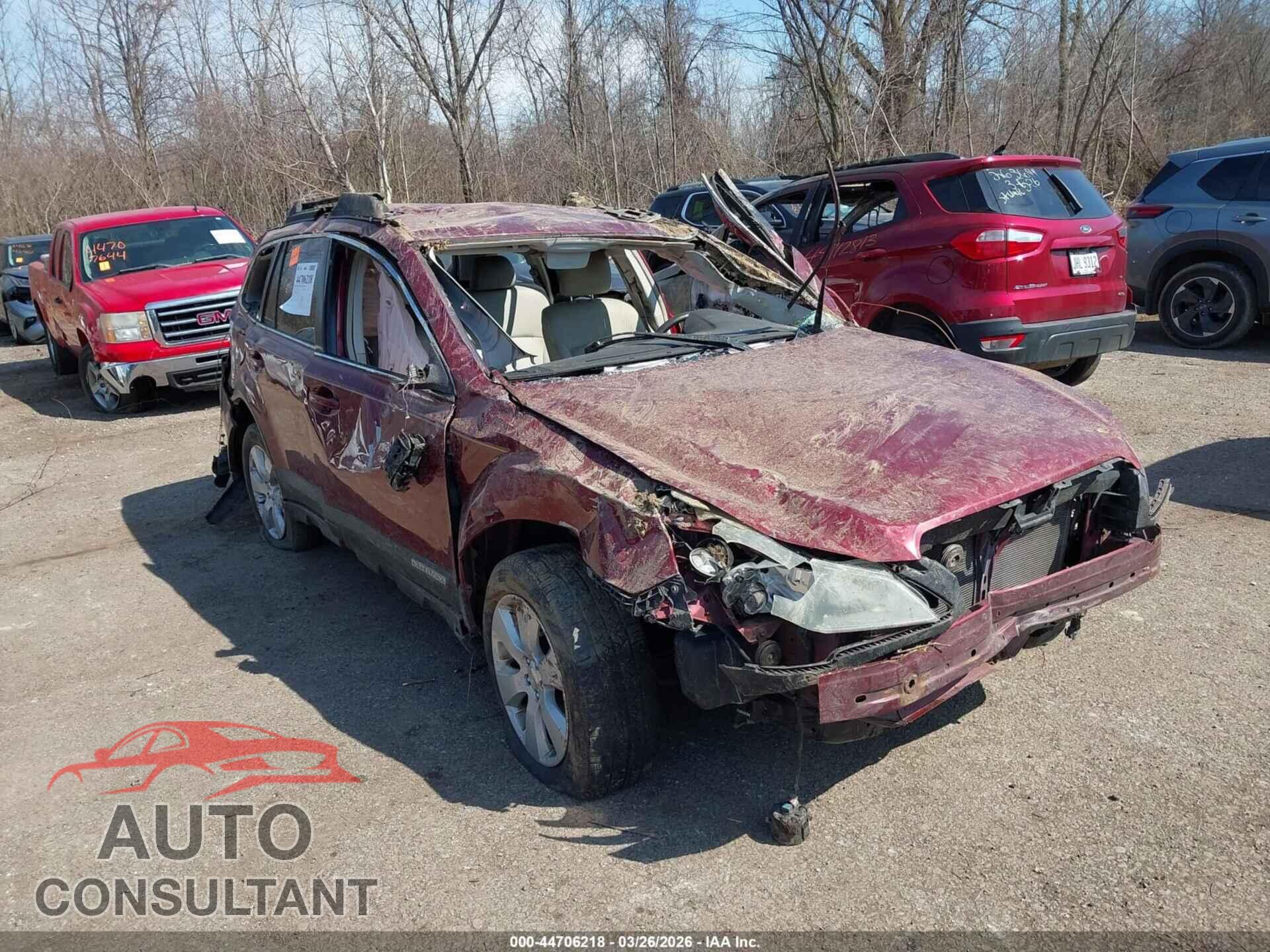 SUBARU OUTBACK 2011 - 4S4BRCFC1B3346878