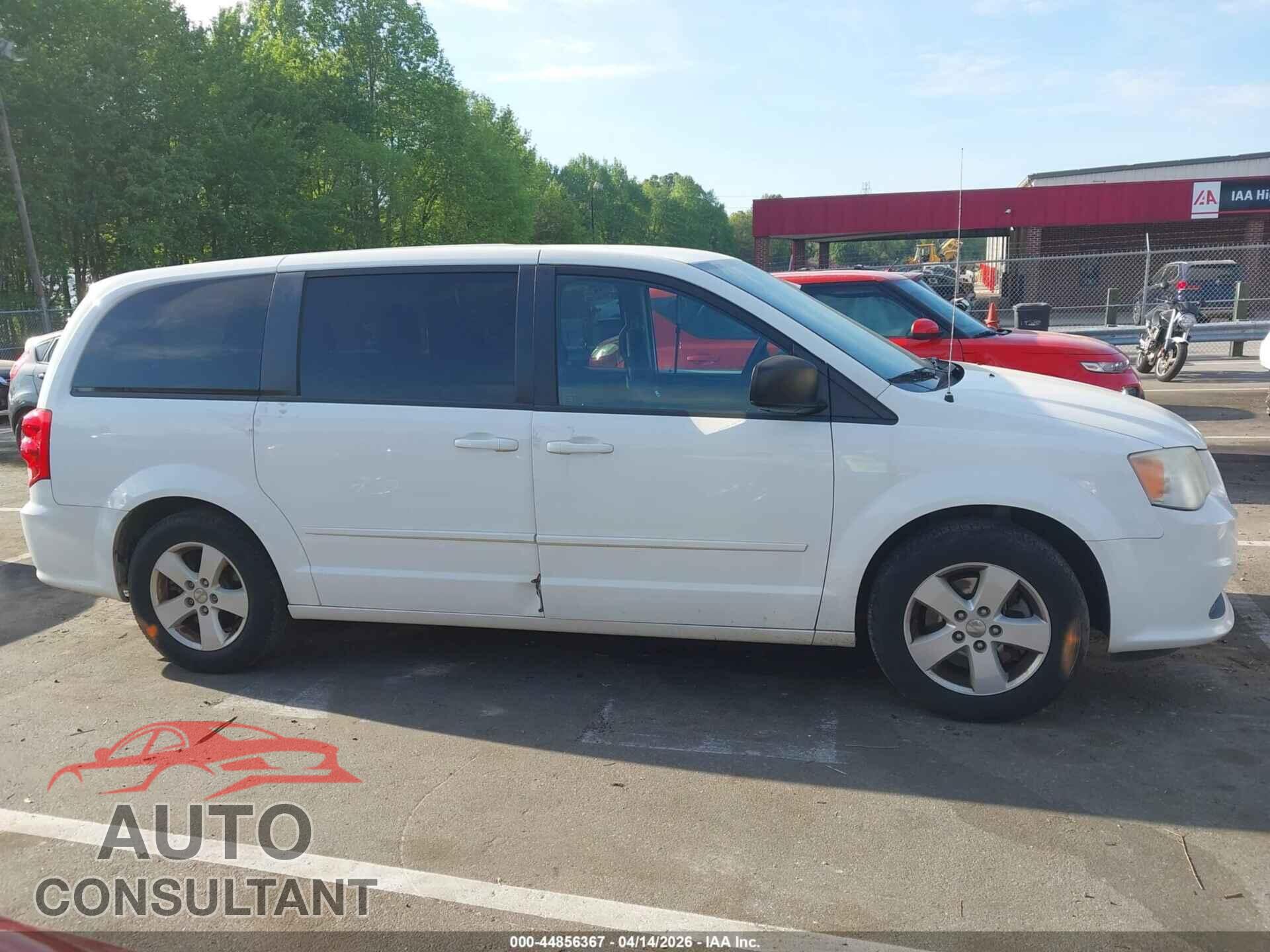 DODGE GRAND CARAVAN 2013 - 2C4RDGBG3DR622408