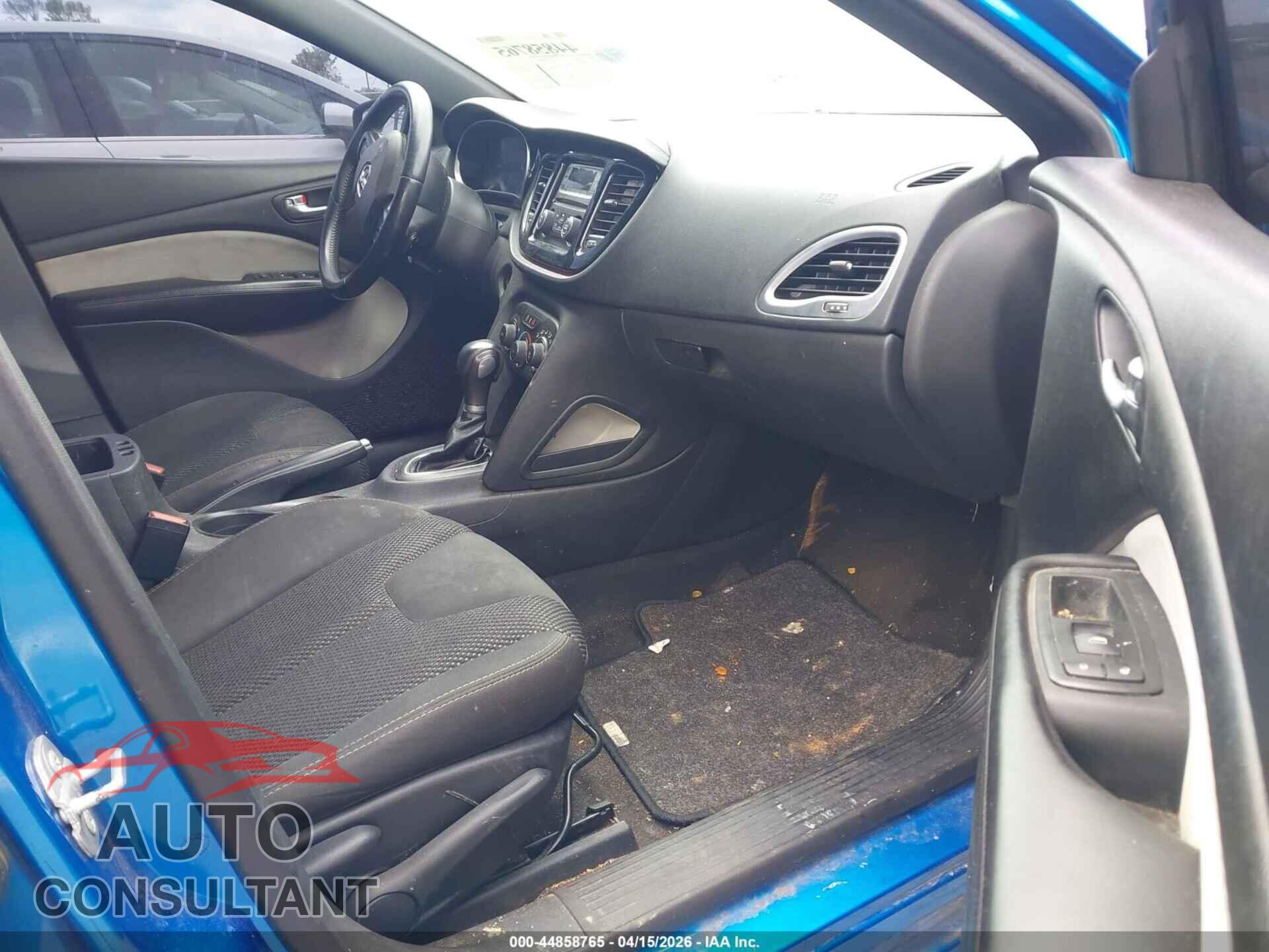 DODGE DART 2015 - 1C3CDFBBXFD435519