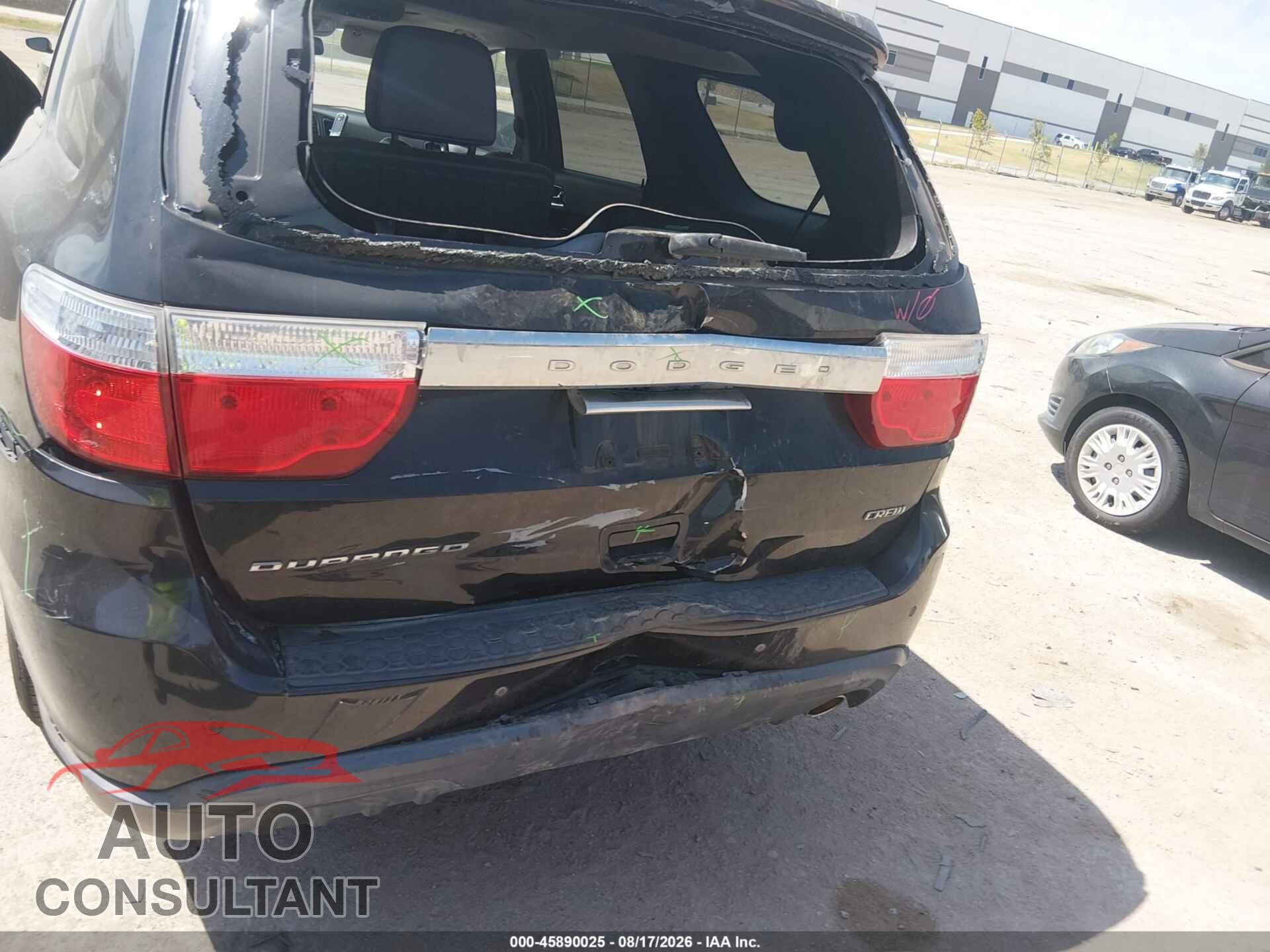 DODGE DURANGO 2012 - 1C4RDHDG9CC336167