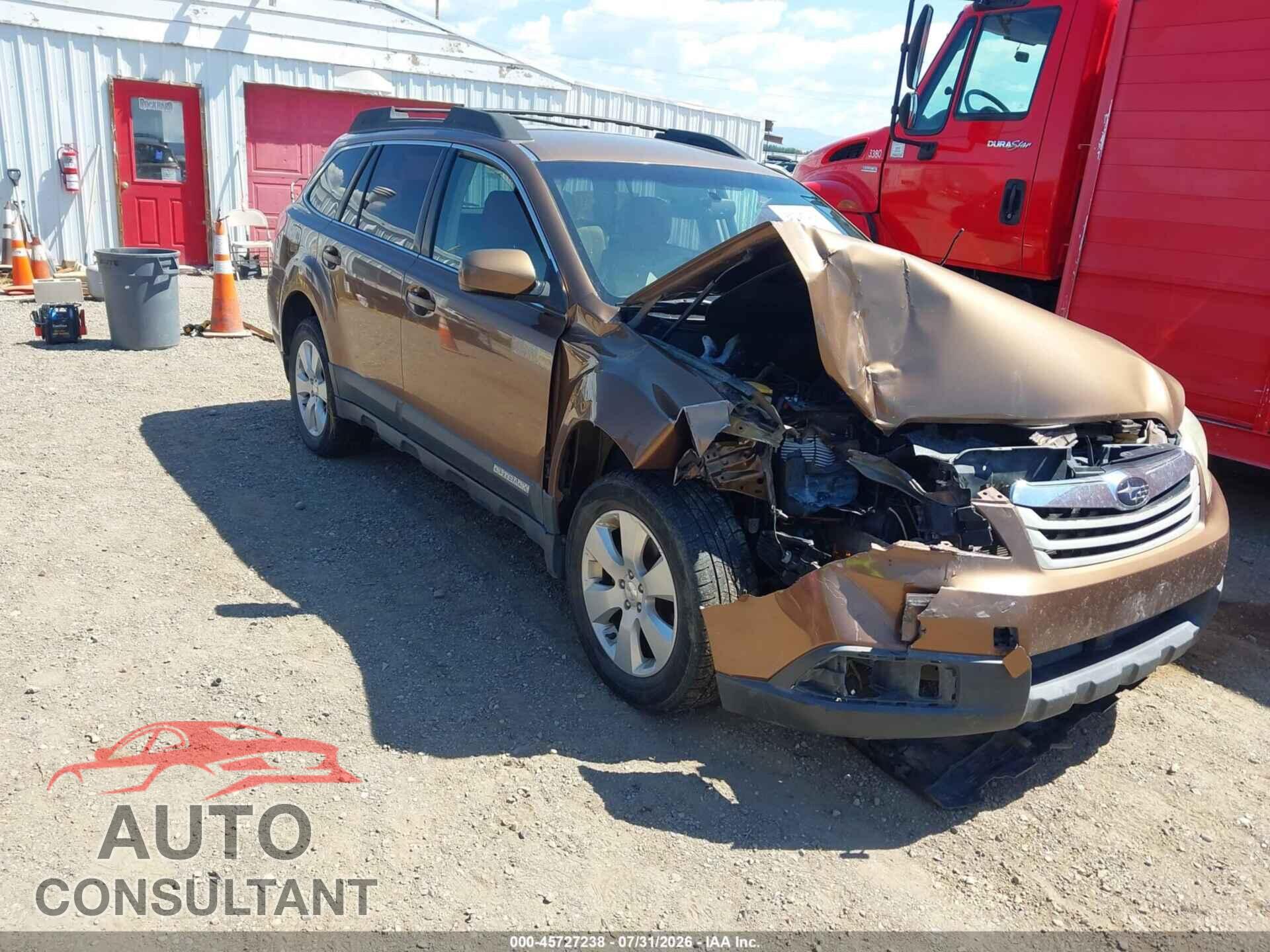 SUBARU OUTBACK 2011 - 4S4BRBCC2B3380388