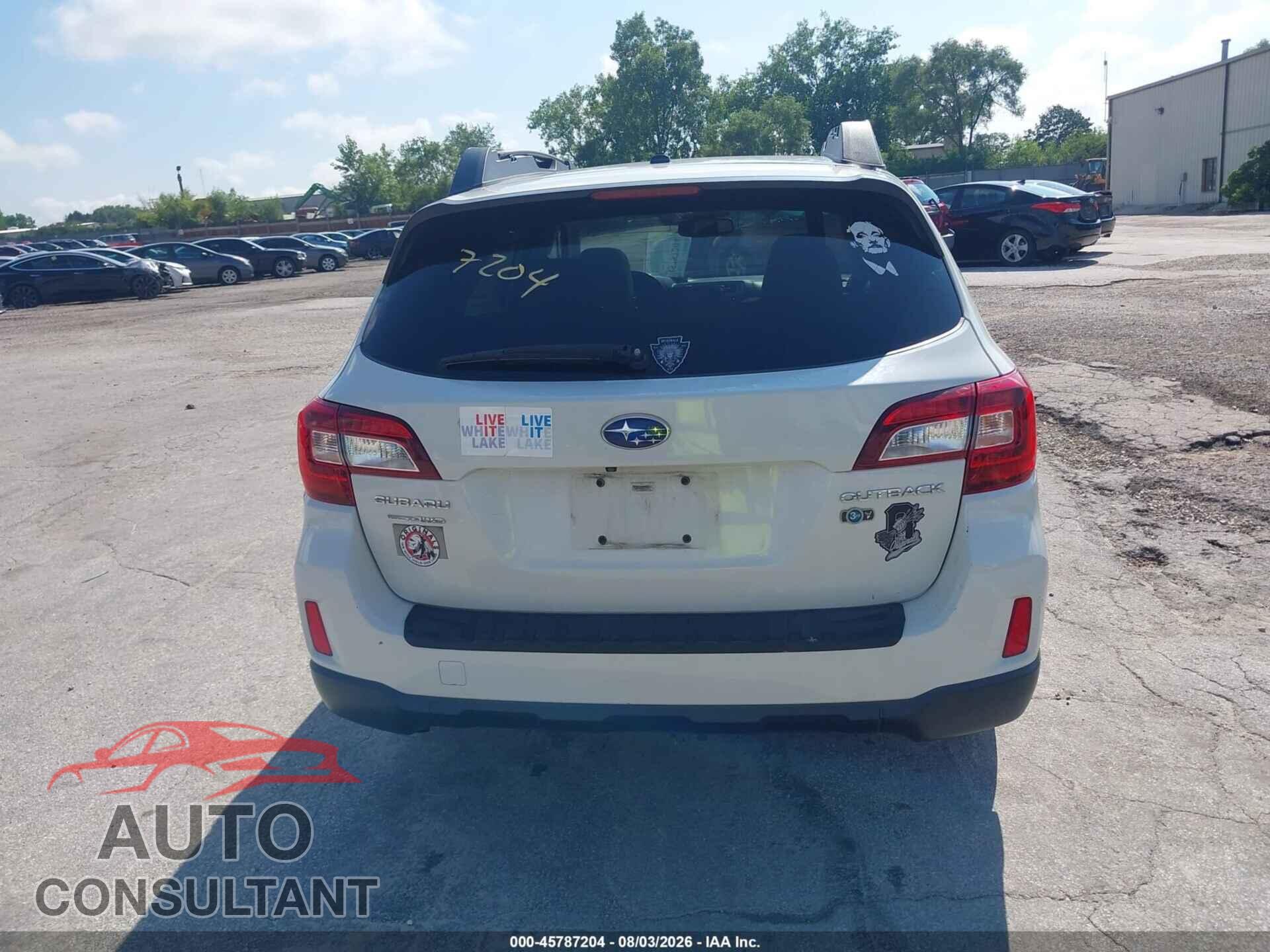 SUBARU OUTBACK 2015 - 4S4BSBLC3F3281038