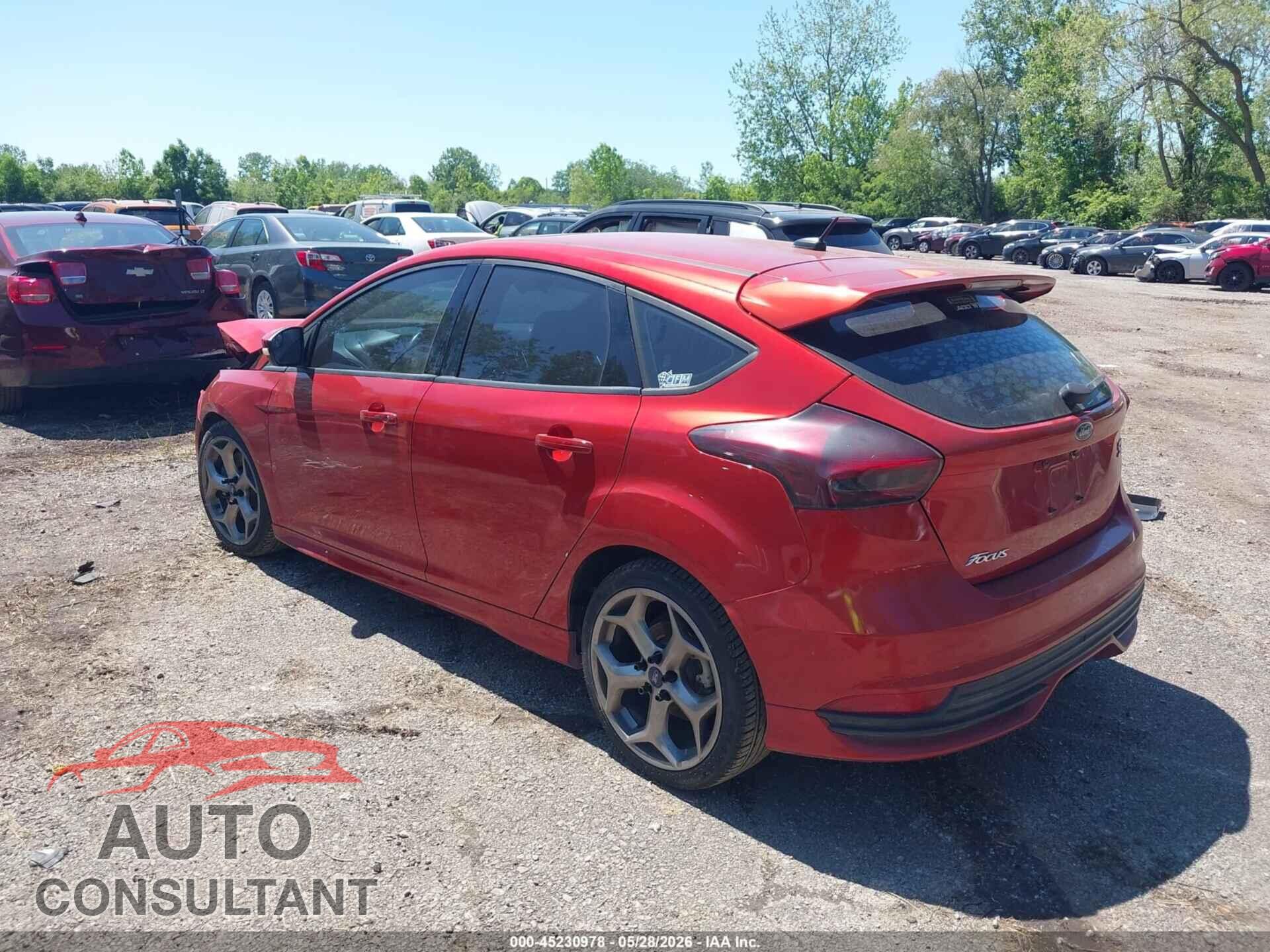 FORD FOCUS ST 2018 - 1FADP3L94JL291648