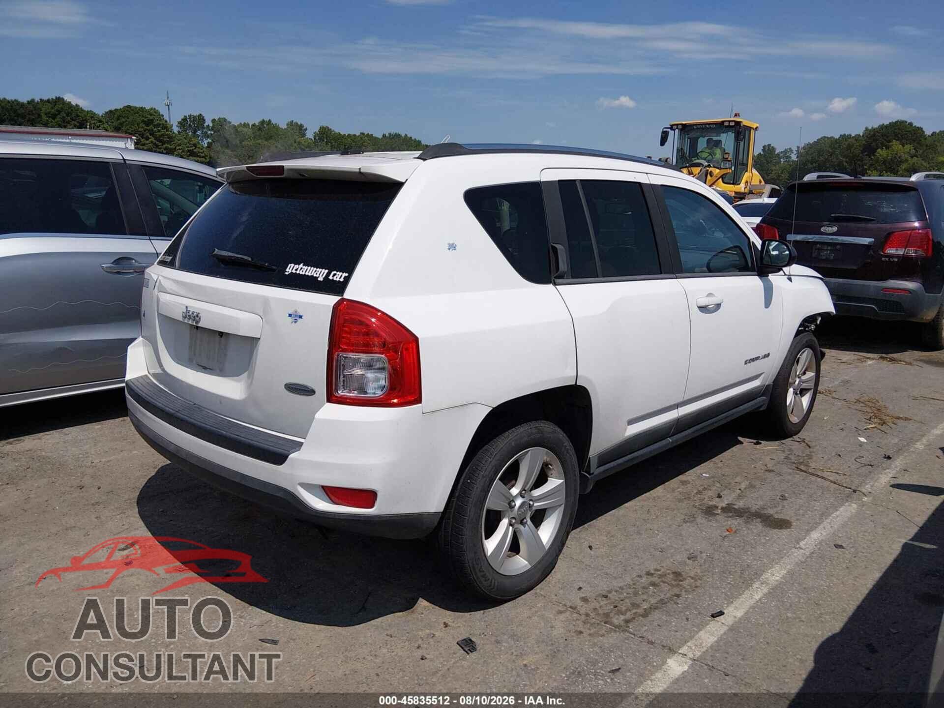 JEEP COMPASS 2011 - 1J4NT1FB8BD190082