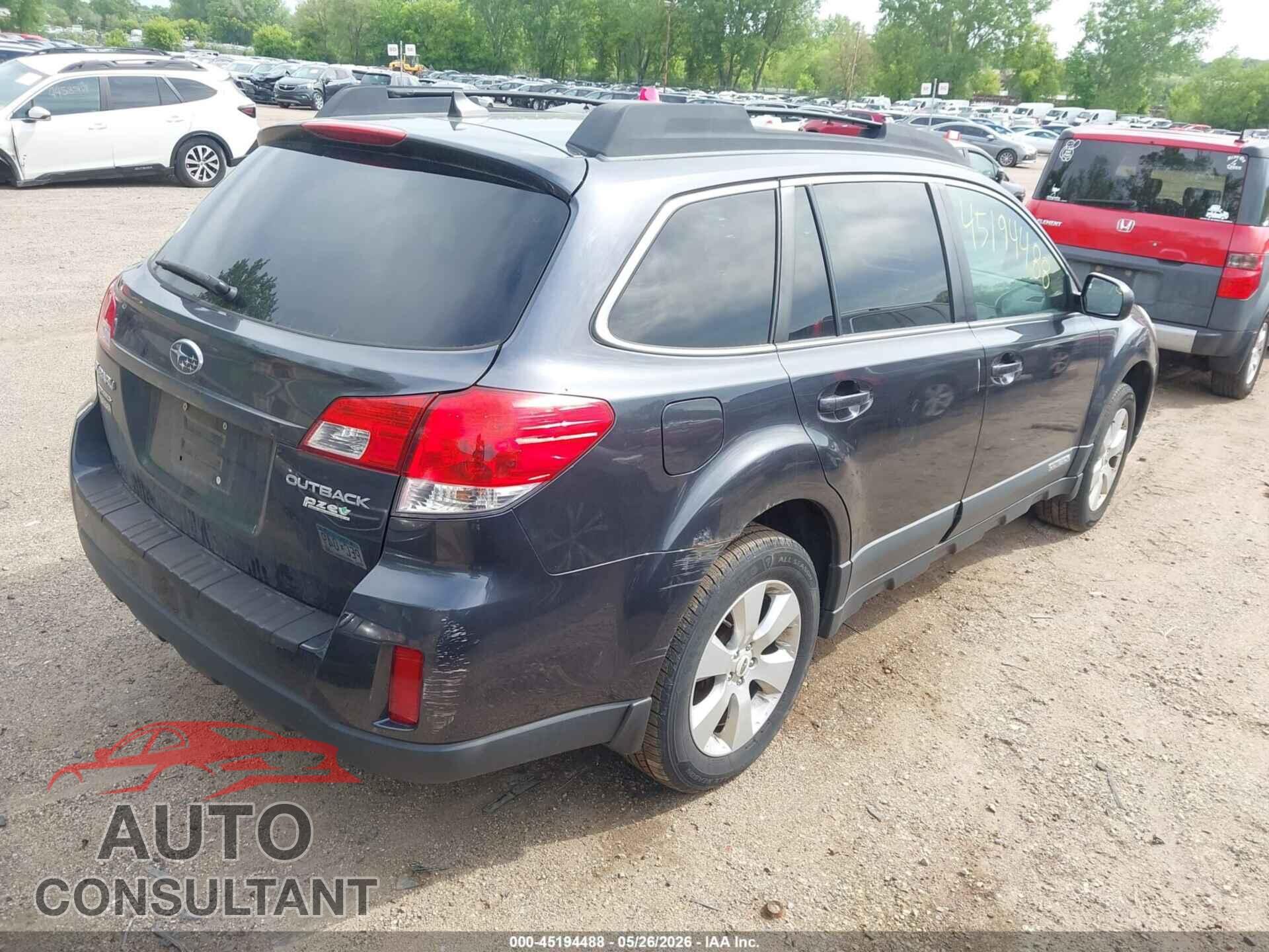 SUBARU OUTBACK 2011 - 4S4BRBLC0B3430964