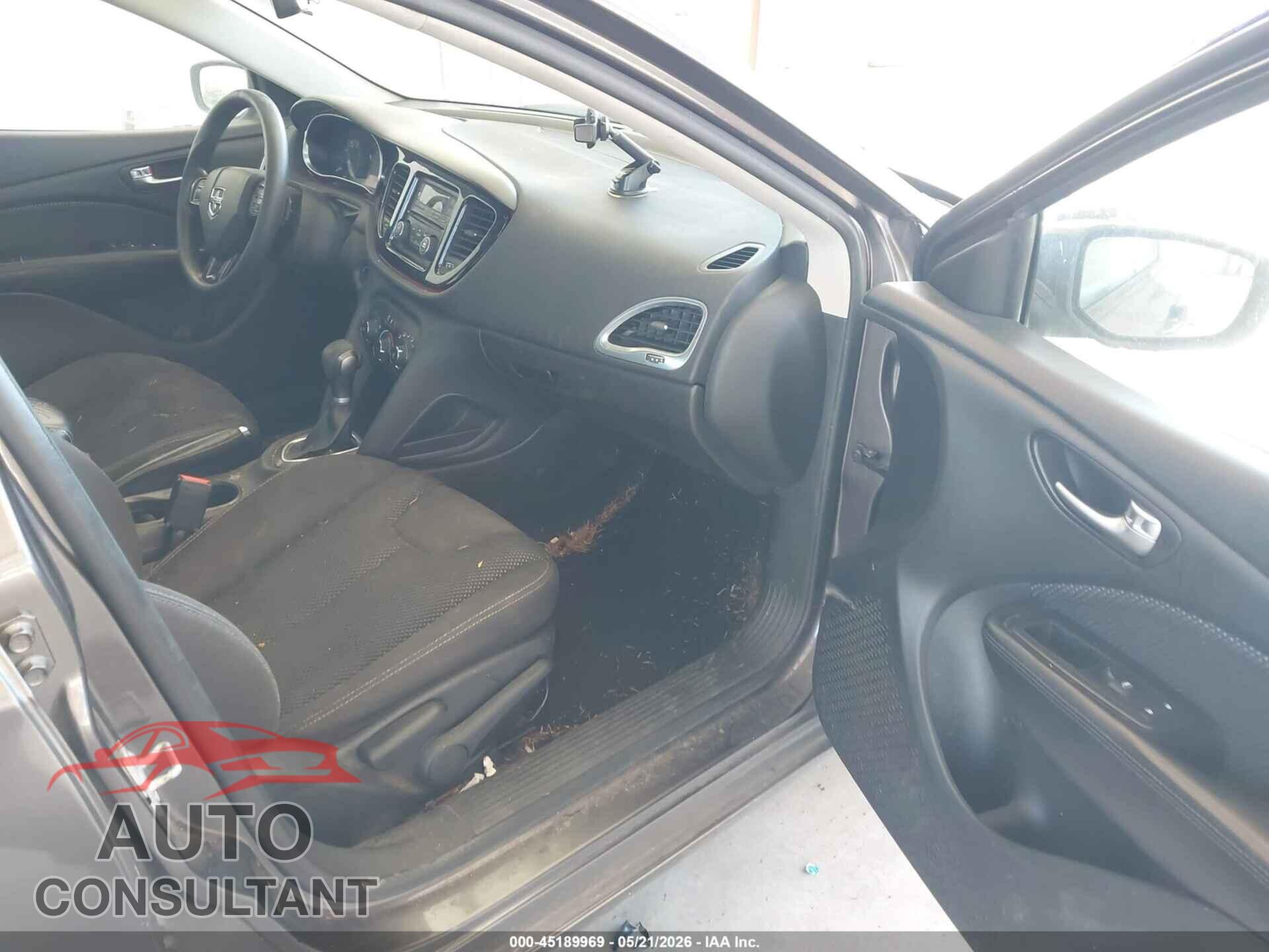 DODGE DART 2015 - 1C3CDFBB5FD330256