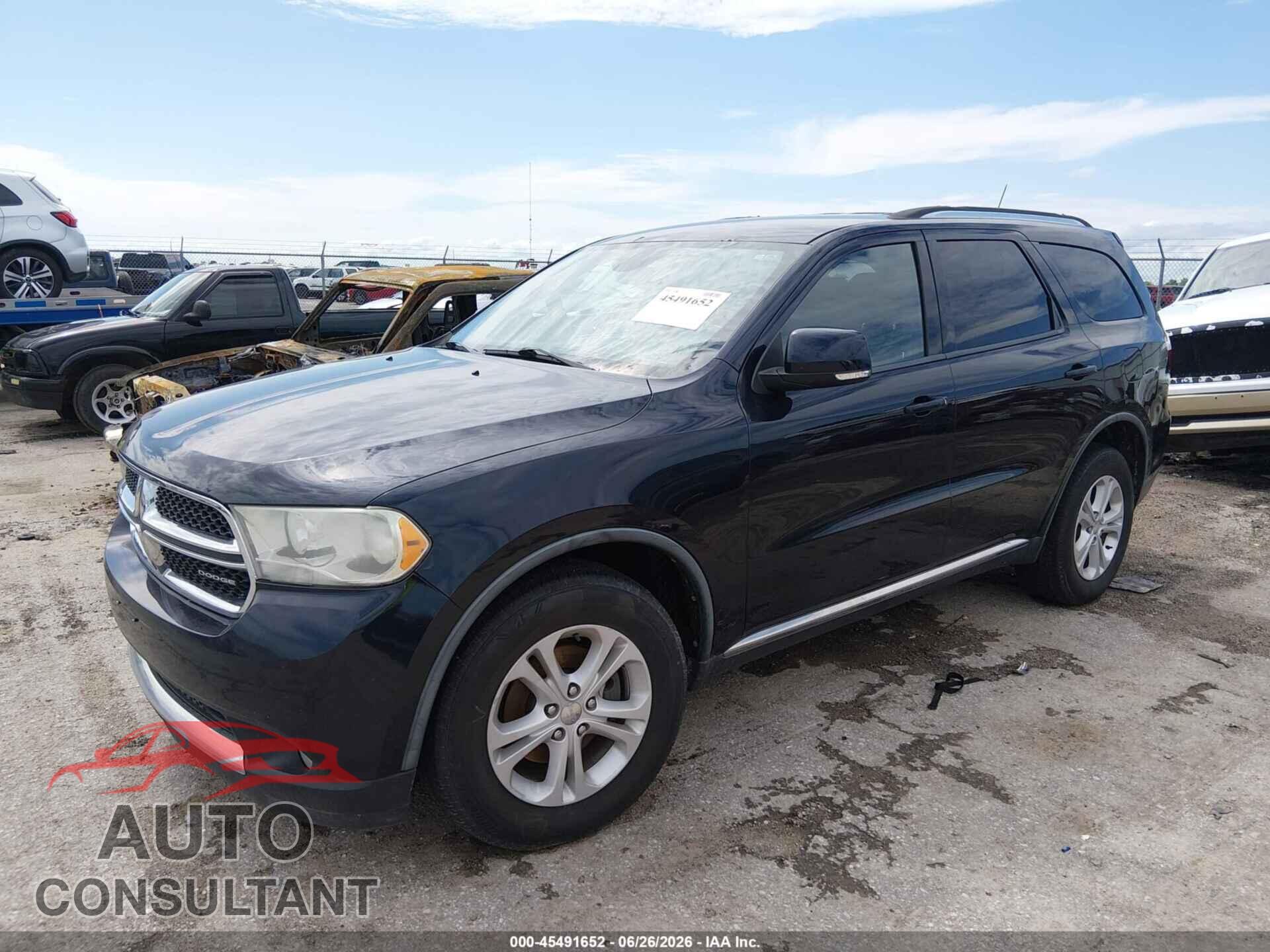 DODGE DURANGO 2011 - 1D4RD4GG7BC598226