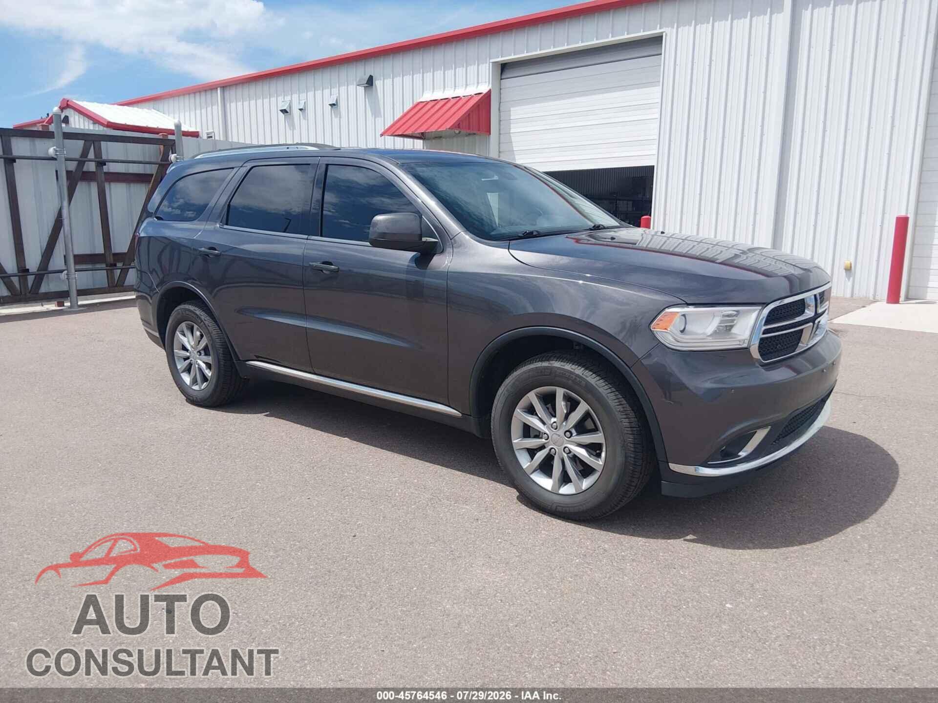 DODGE DURANGO 2017 - 1C4RDJAG3HC878657