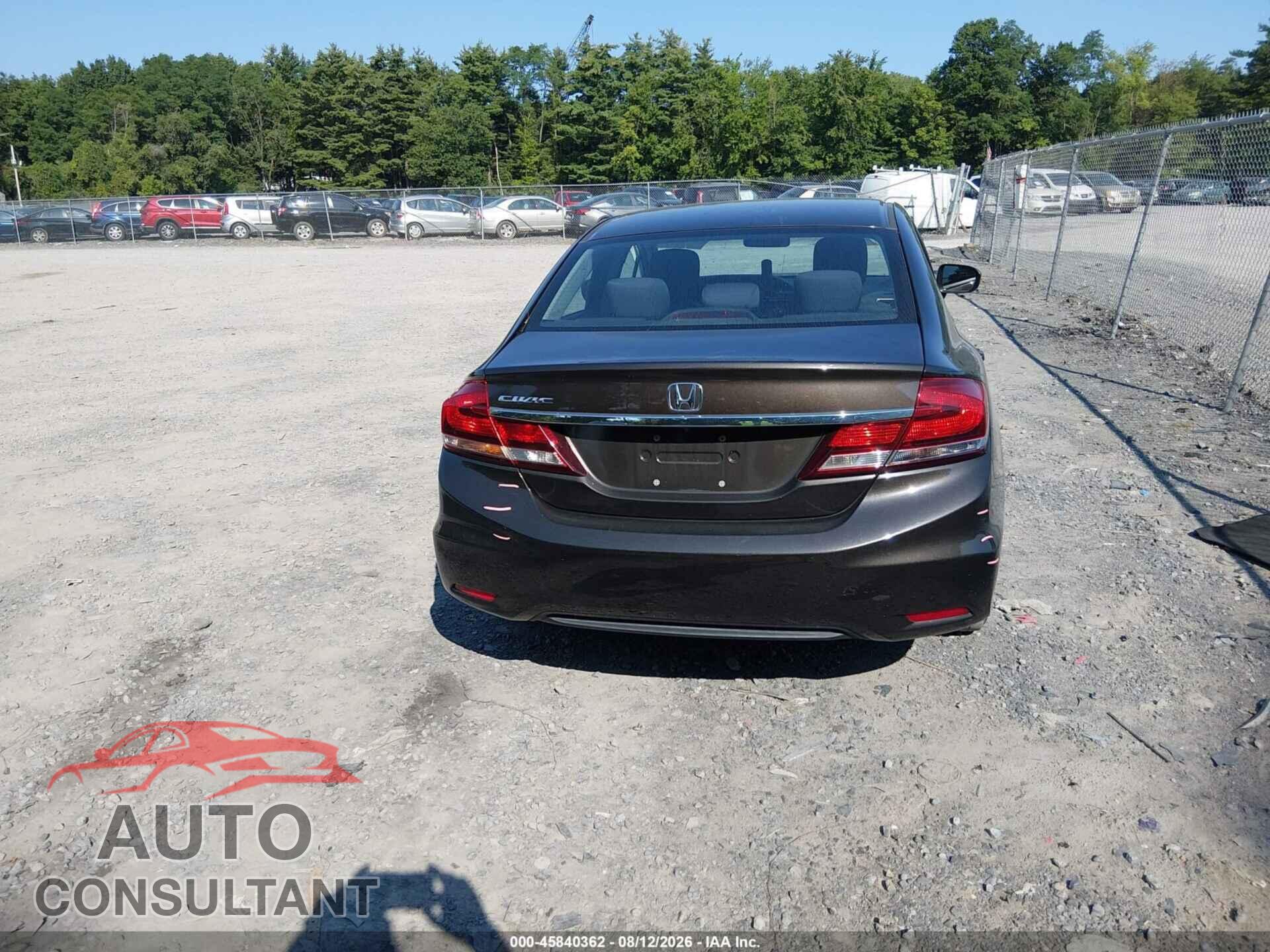 HONDA CIVIC 2014 - 2HGFB2F5XEH537191
