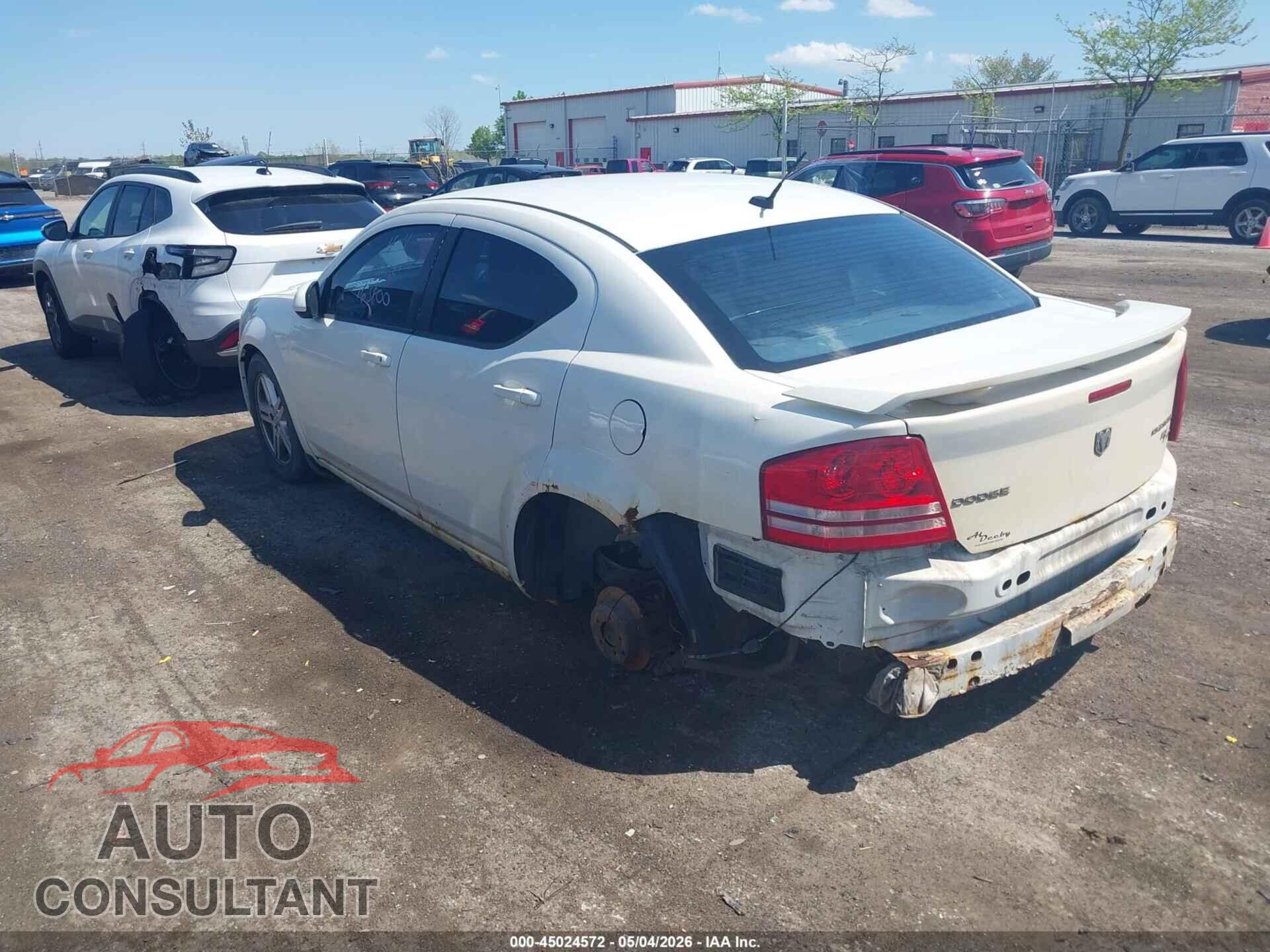 DODGE AVENGER 2010 - 1B3CC5FB0AN163800