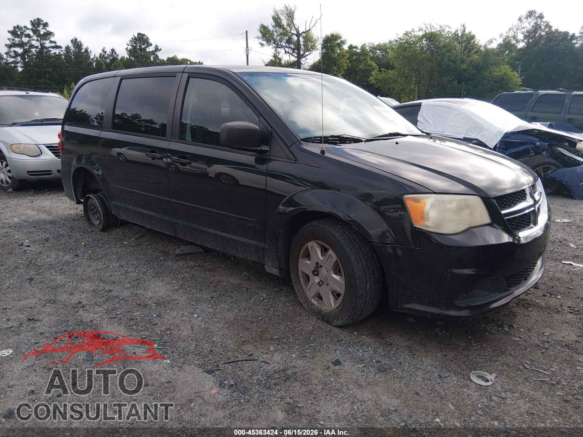 DODGE GRAND CARAVAN 2012 - 2C4RDGBG9CR302802