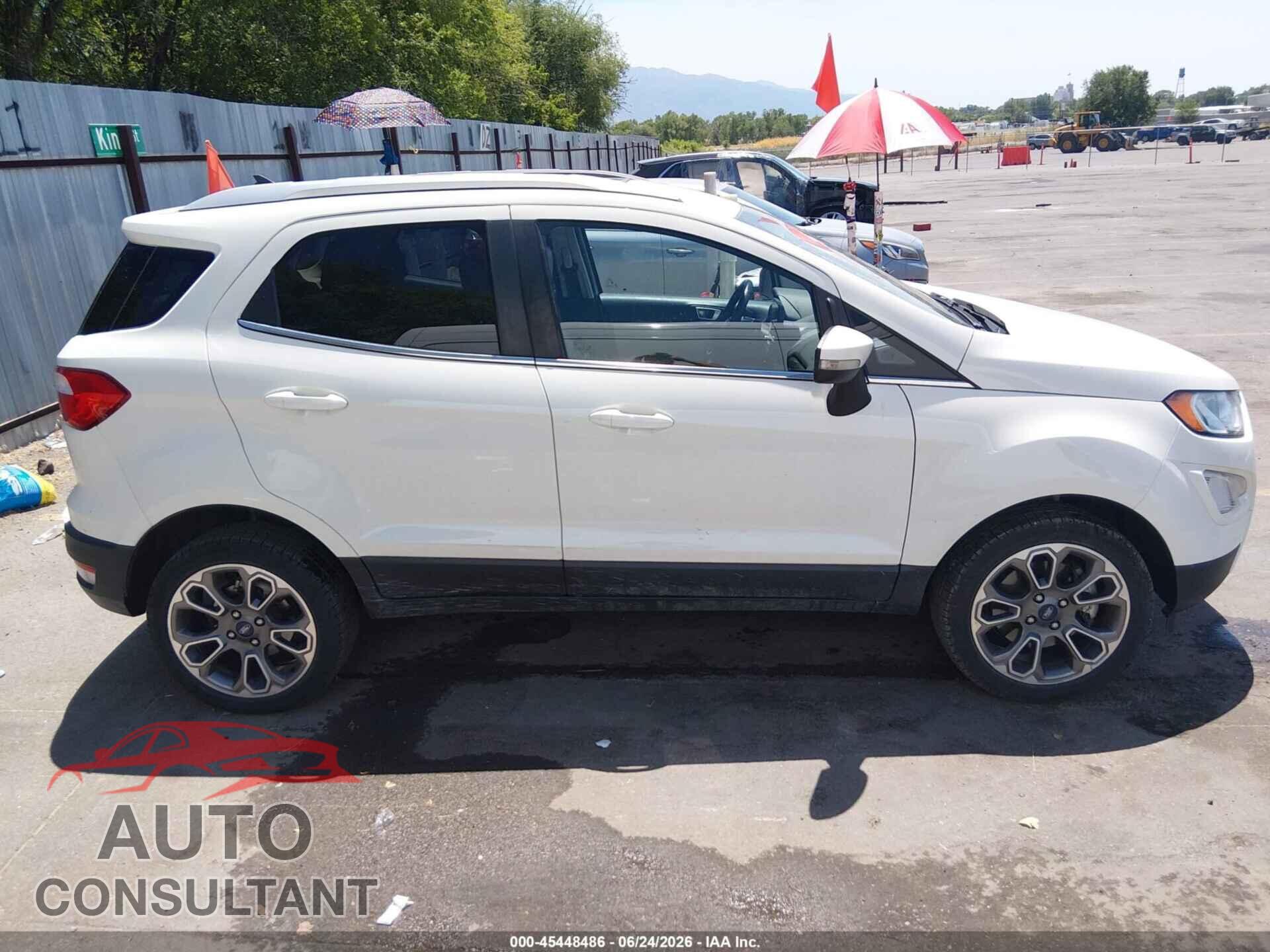 FORD ECOSPORT 2020 - MAJ6S3KL2LC348114