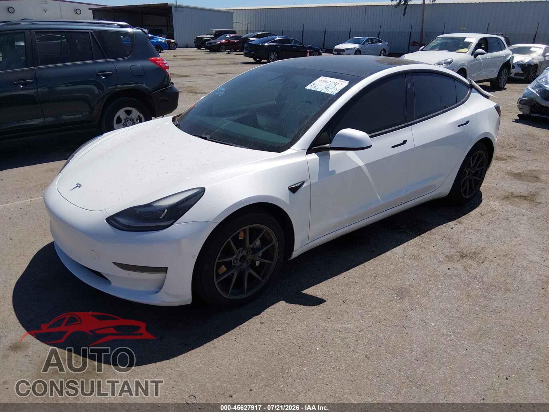 TESLA MODEL 3 2021 - 5YJ3E1EA2MF018593