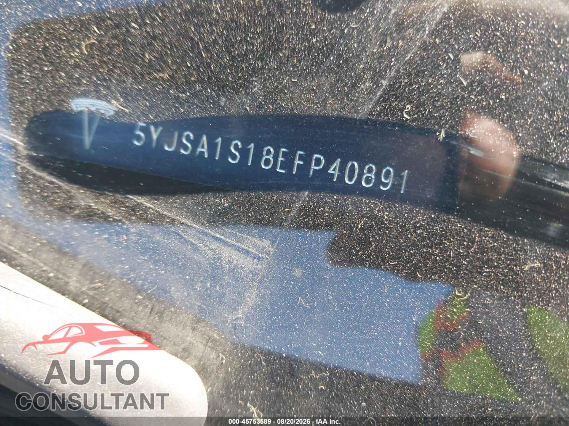 TESLA MODEL S 2014 - 5YJSA1S18EFP40891
