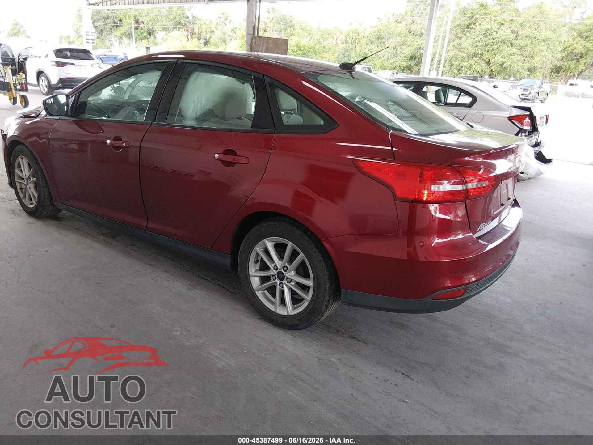 FORD FOCUS 2016 - 1FADP3F29GL378064