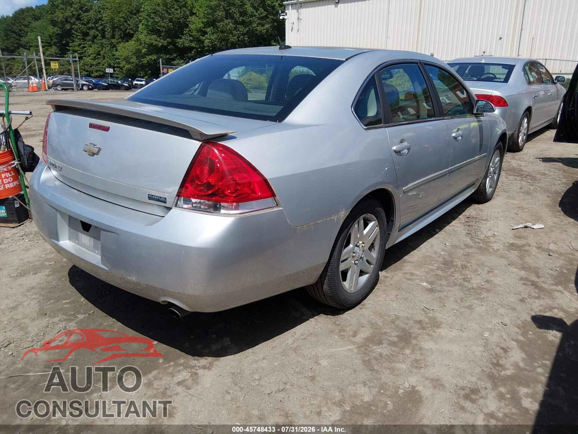 CHEVROLET IMPALA 2012 - 2G1WB5E31C1242575