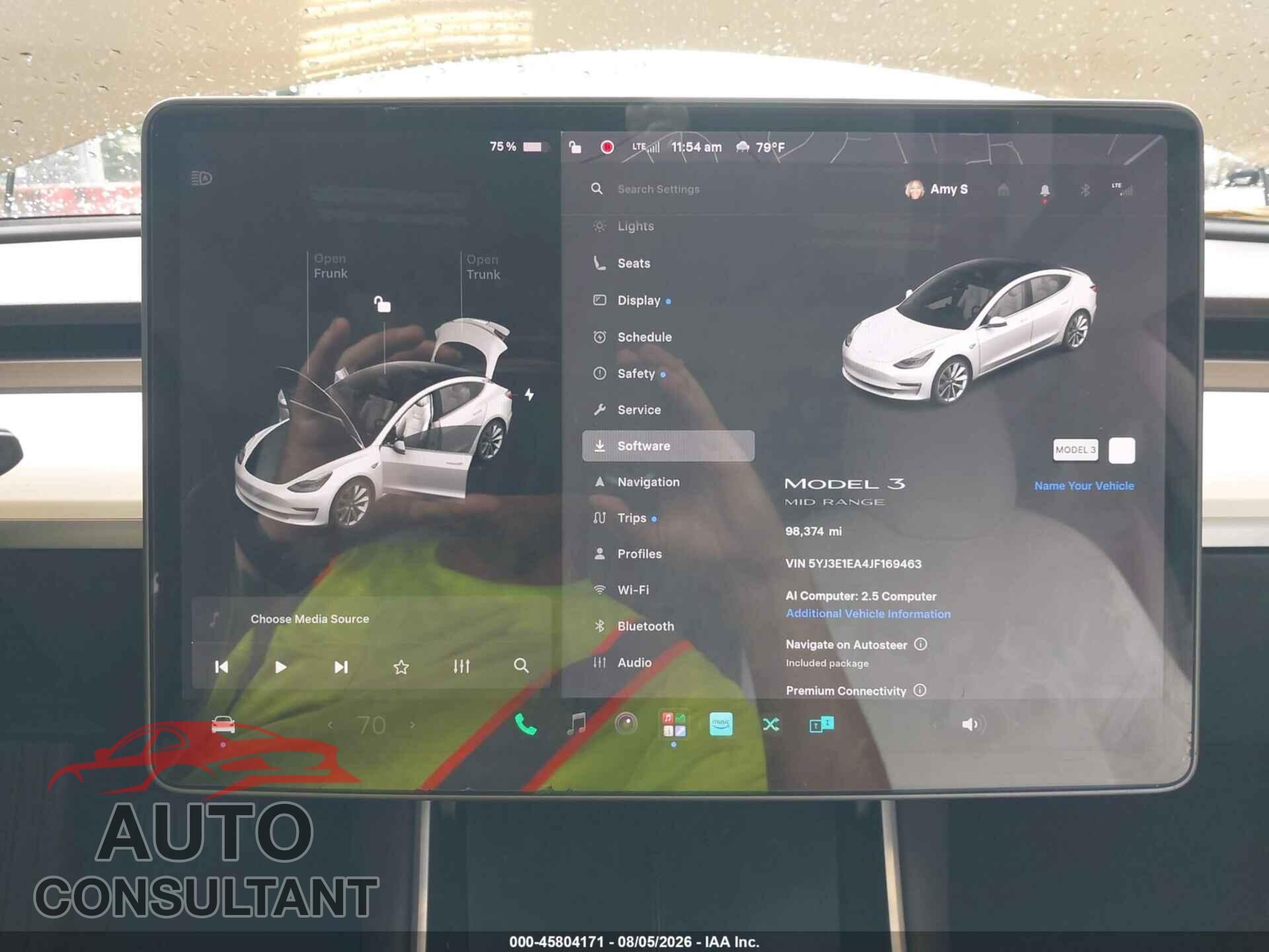 TESLA MODEL 3 2018 - 5YJ3E1EA4JF169463