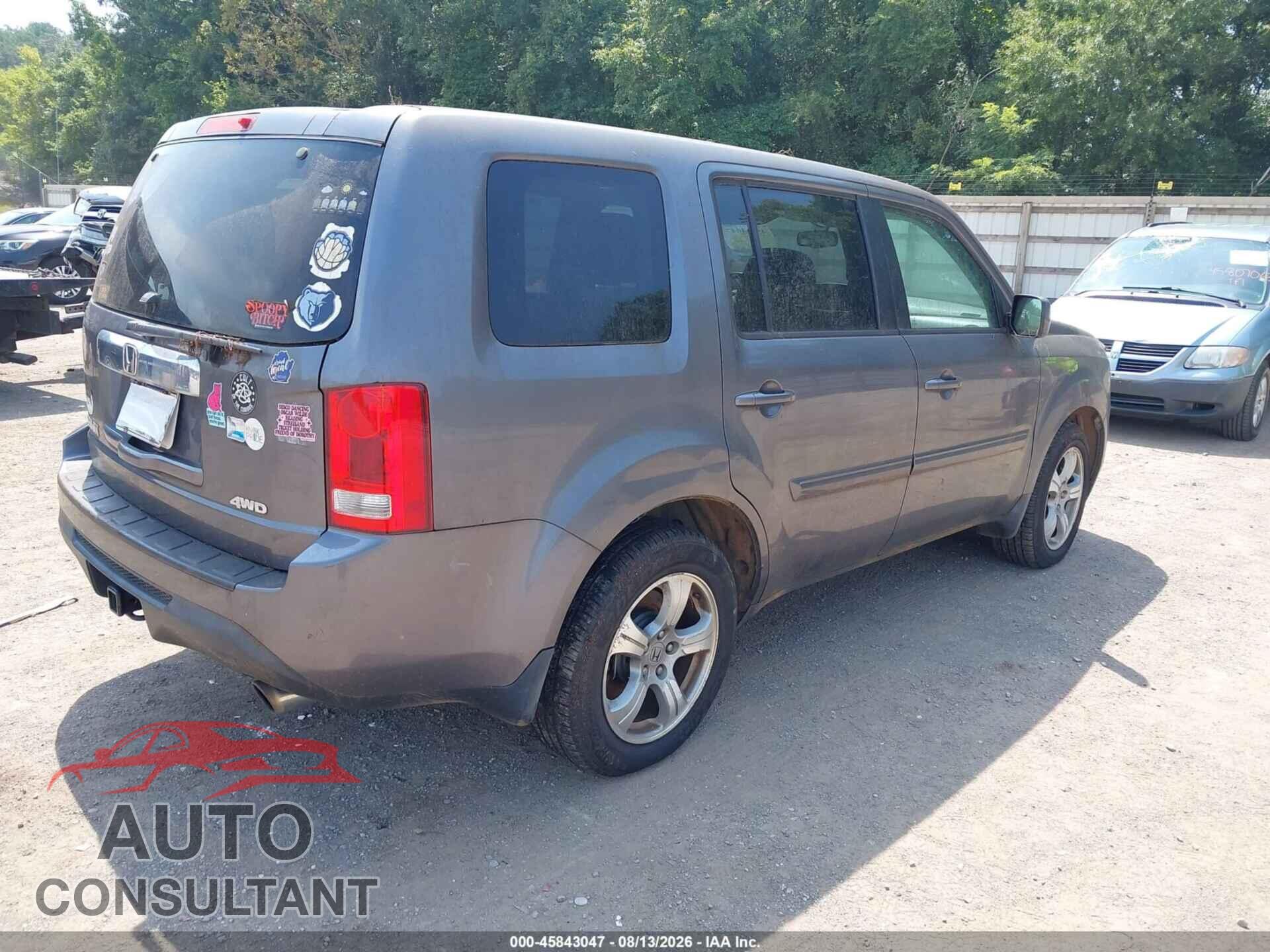 HONDA PILOT 2015 - 5FNYF4H70FB074989