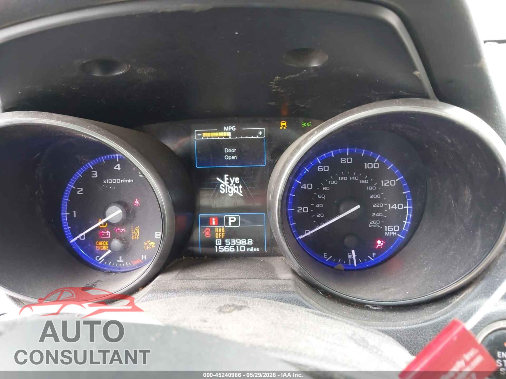 SUBARU OUTBACK 2017 - 4S4BSENC7H3365025