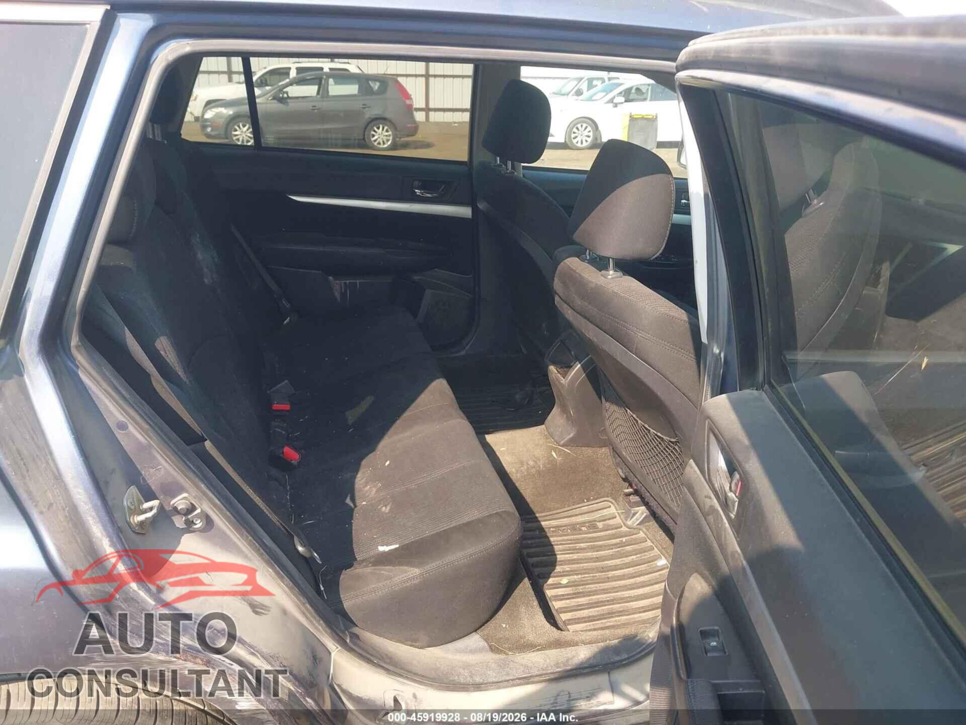SUBARU OUTBACK 2014 - 4S4BRBDCXE3230516