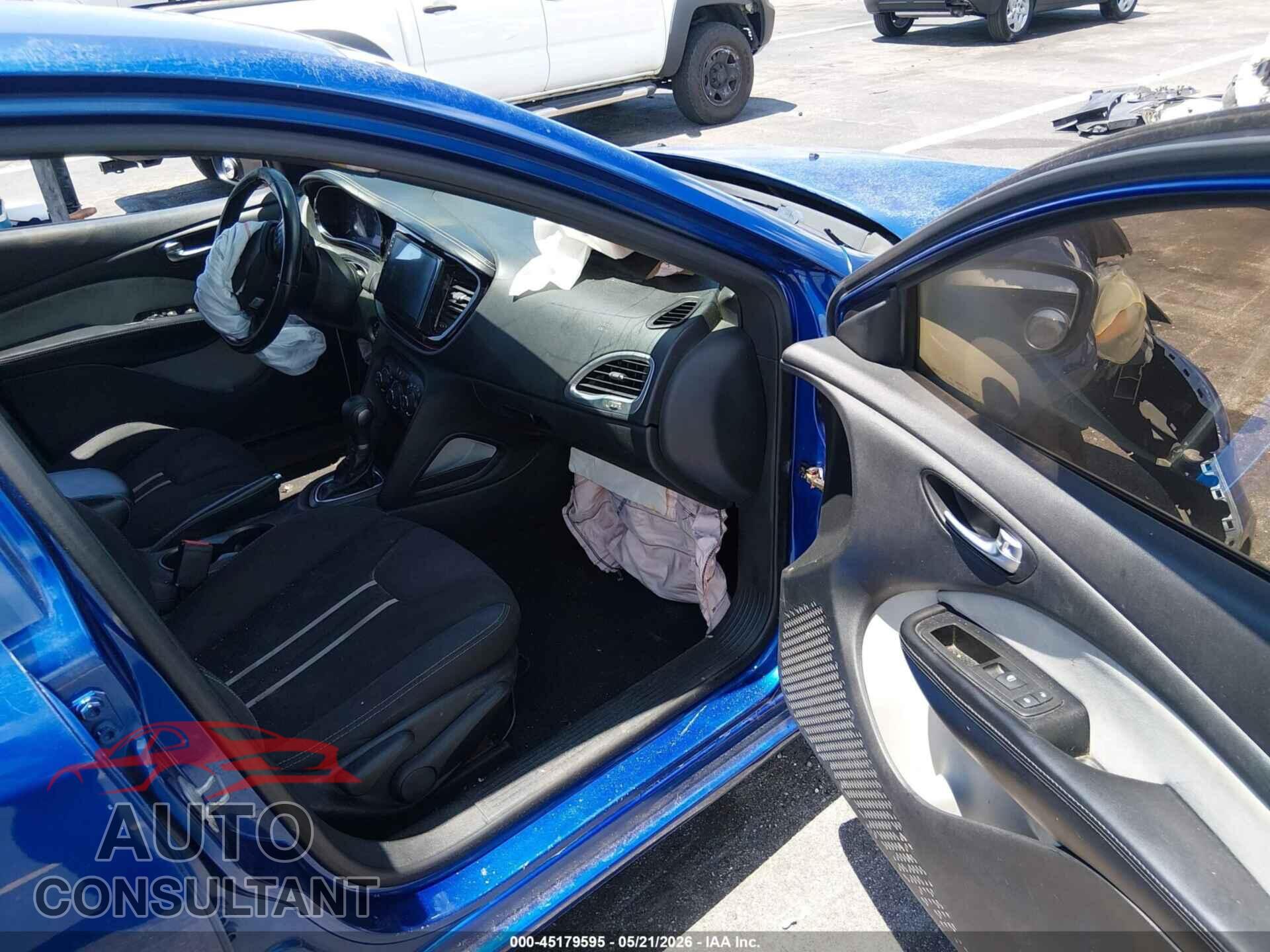 DODGE DART 2014 - 1C3CDFBB6ED823765