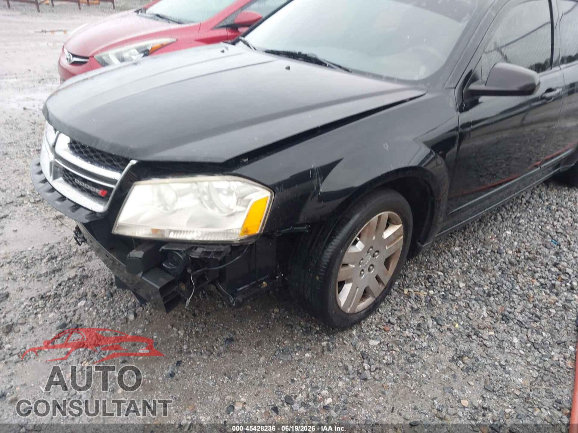 DODGE AVENGER 2012 - 1C3CDZAB1CN237355