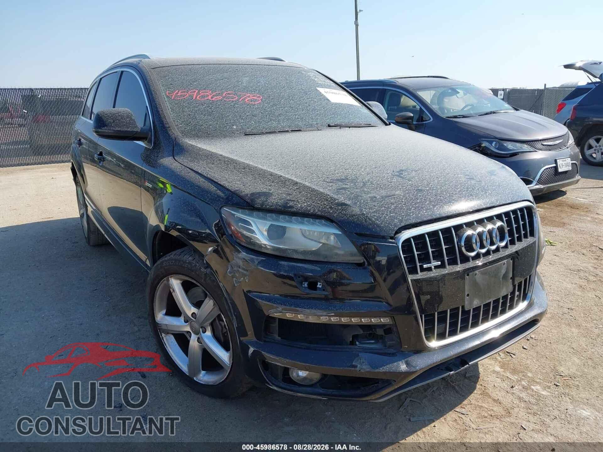 AUDI Q7 2013 - WA1DGAFE2DD011841