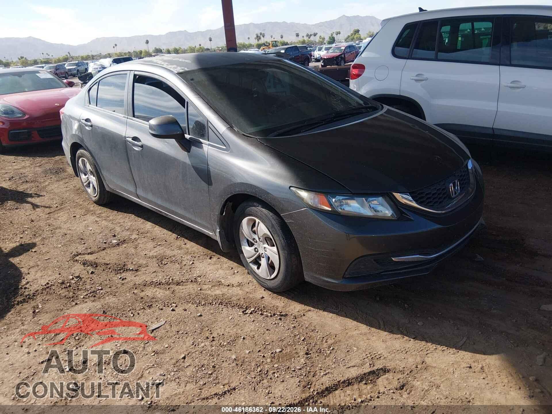 HONDA CIVIC 2013 - 2HGFB2F58DH574397